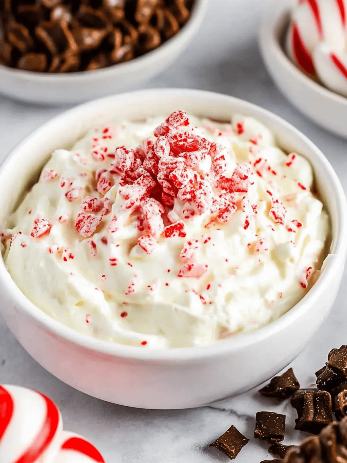 Peppermint Cheesecake Dip