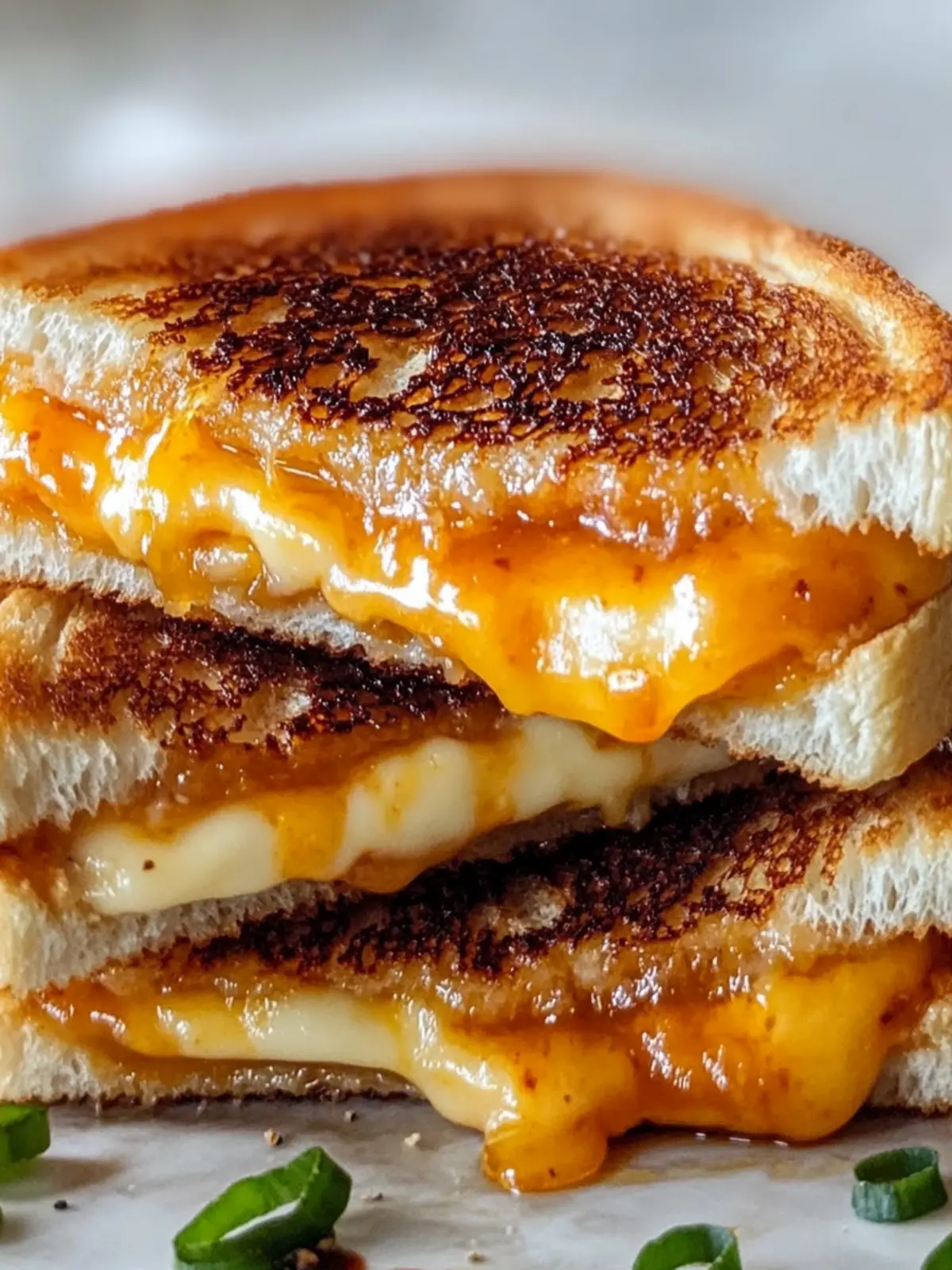 Honey Sriracha Grilled Cheese