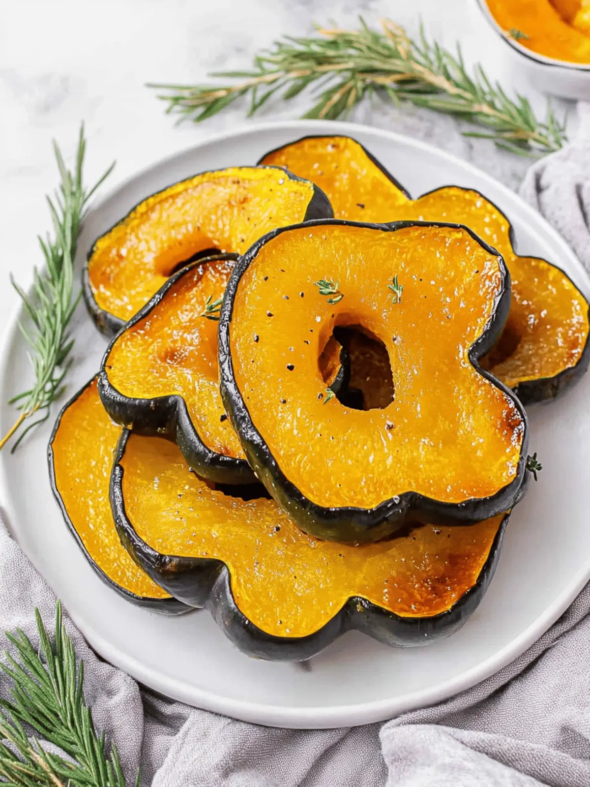 Maple Roasted Acorn Squash