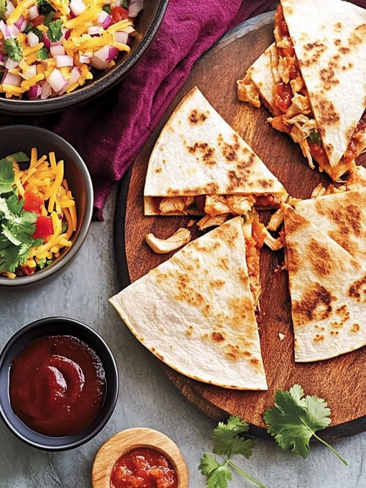 BBQ Chicken Quesadillas