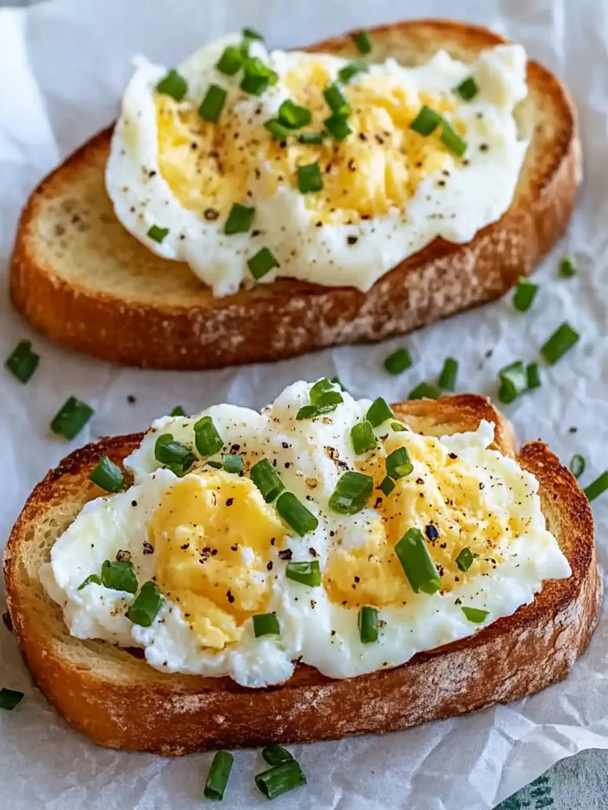 Egg and Ricotta Toast