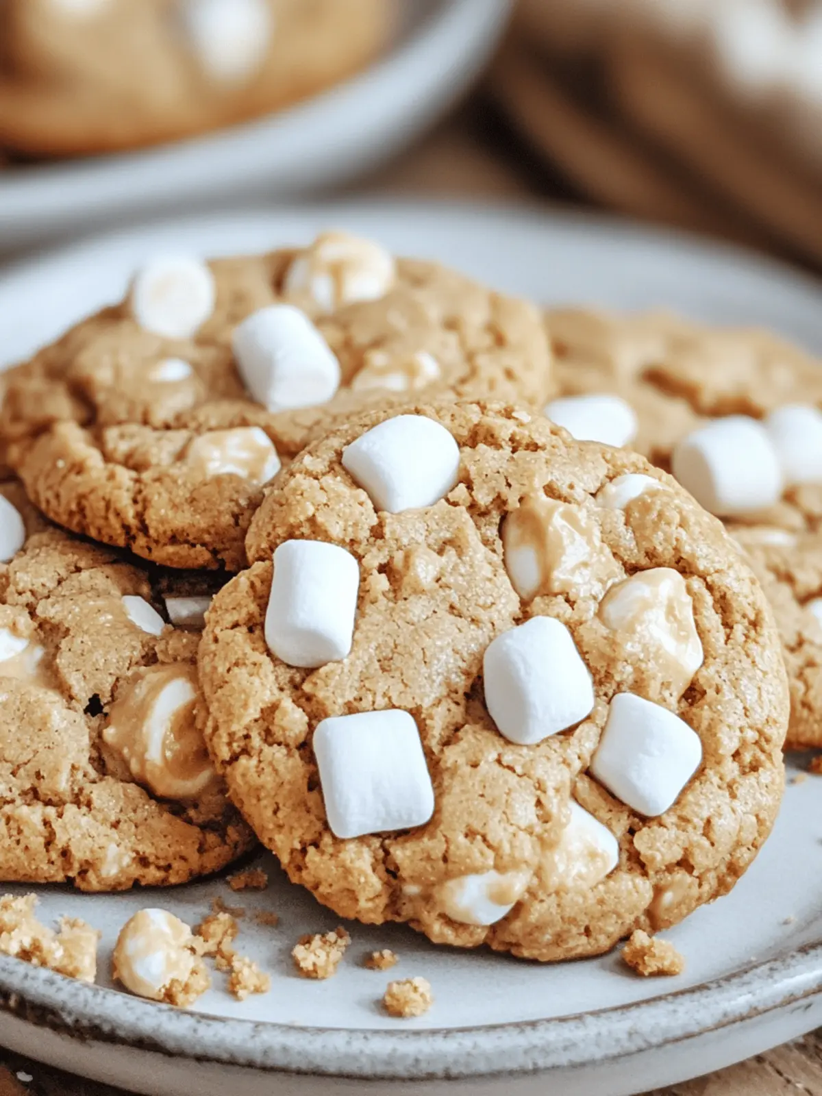 Peanut Butter Marshmallow Cookies