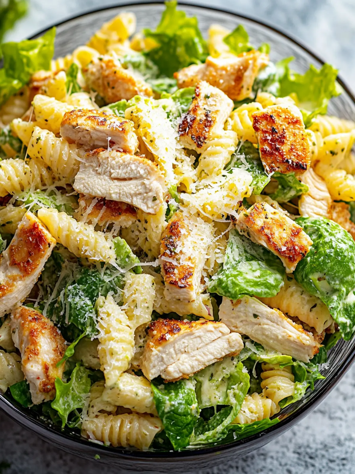 Chicken Caesar Pasta Salad