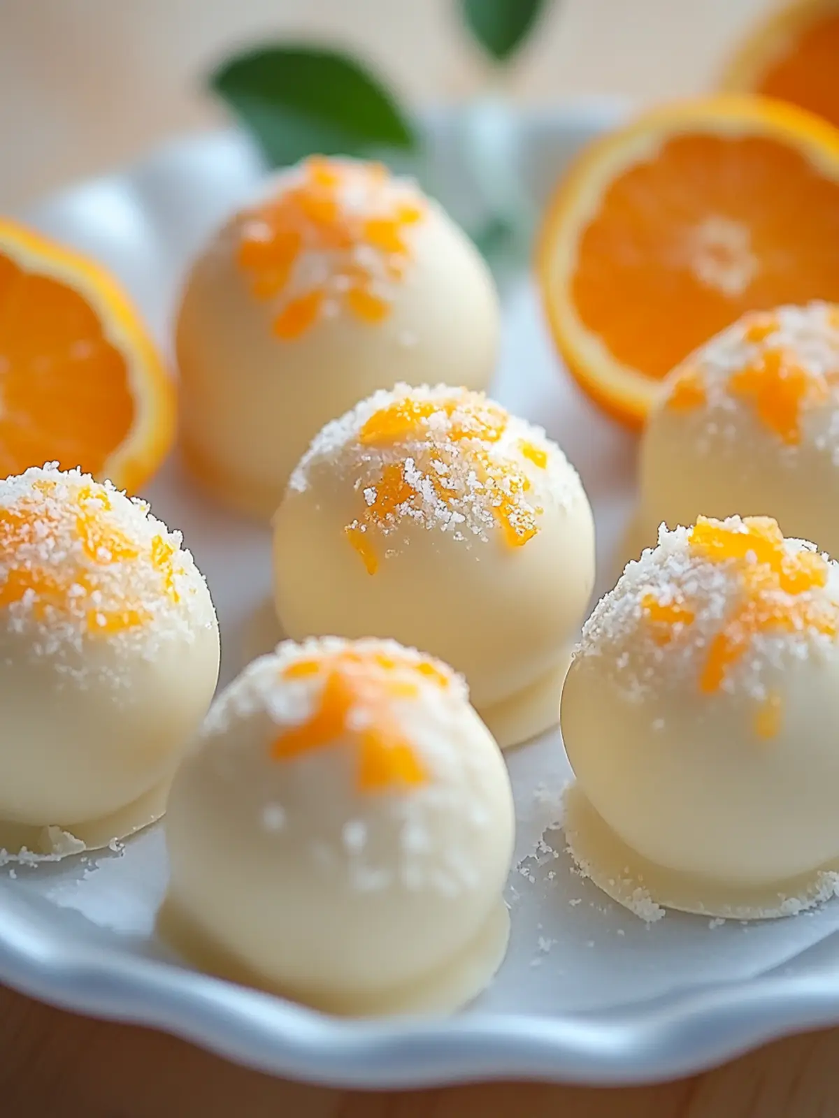 Orange Creamsicle Truffles