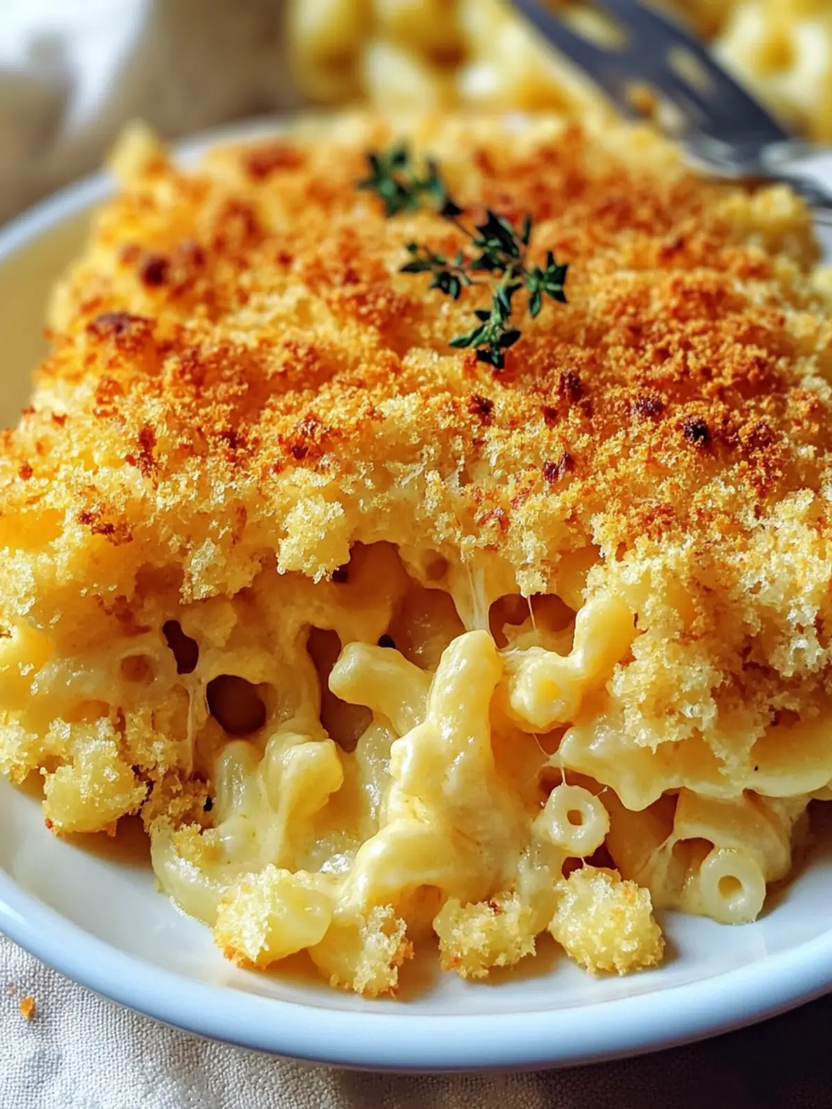Homemade Baked Mac and Cheese
