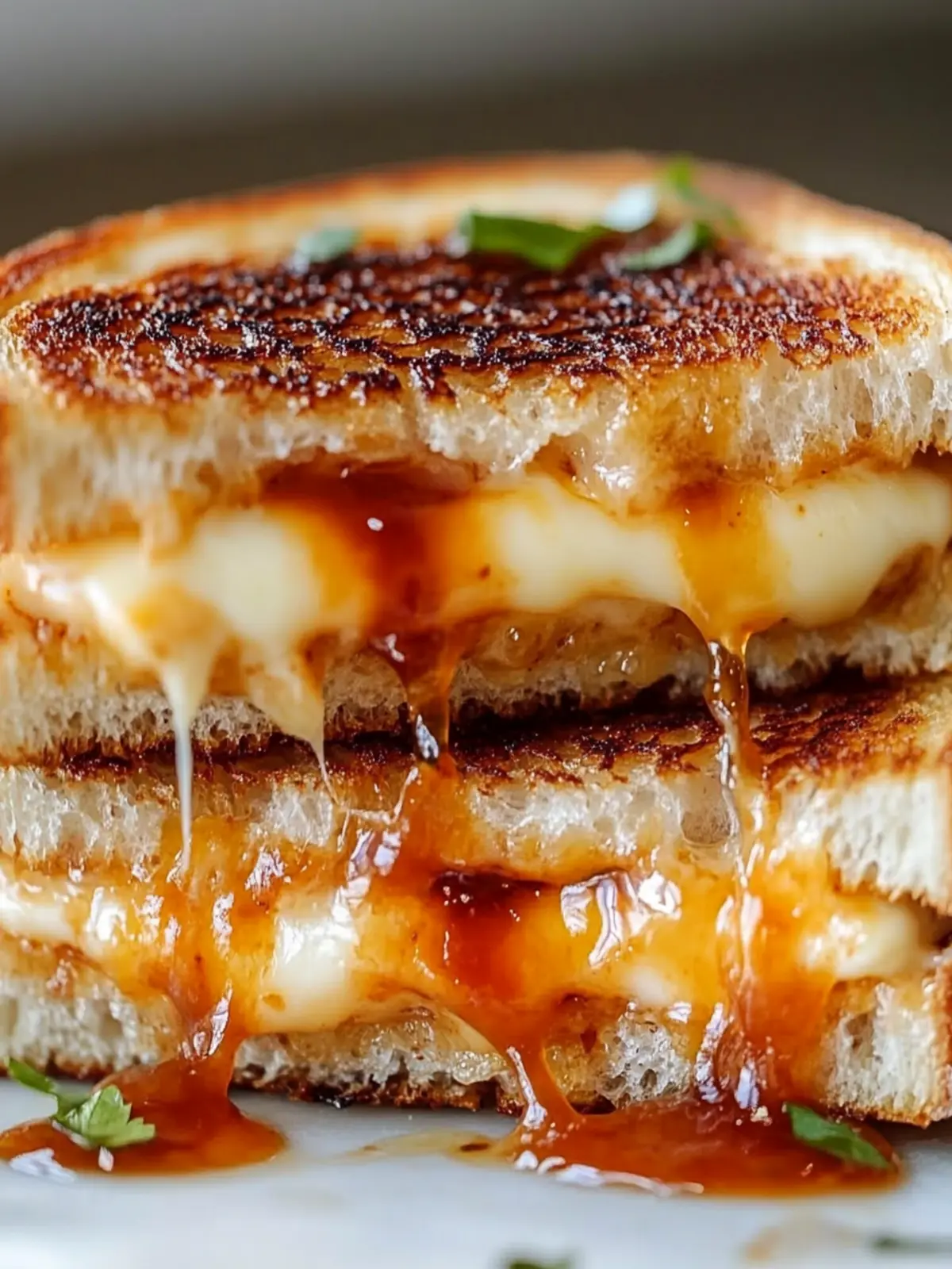 Honey Sriracha Grilled Cheese