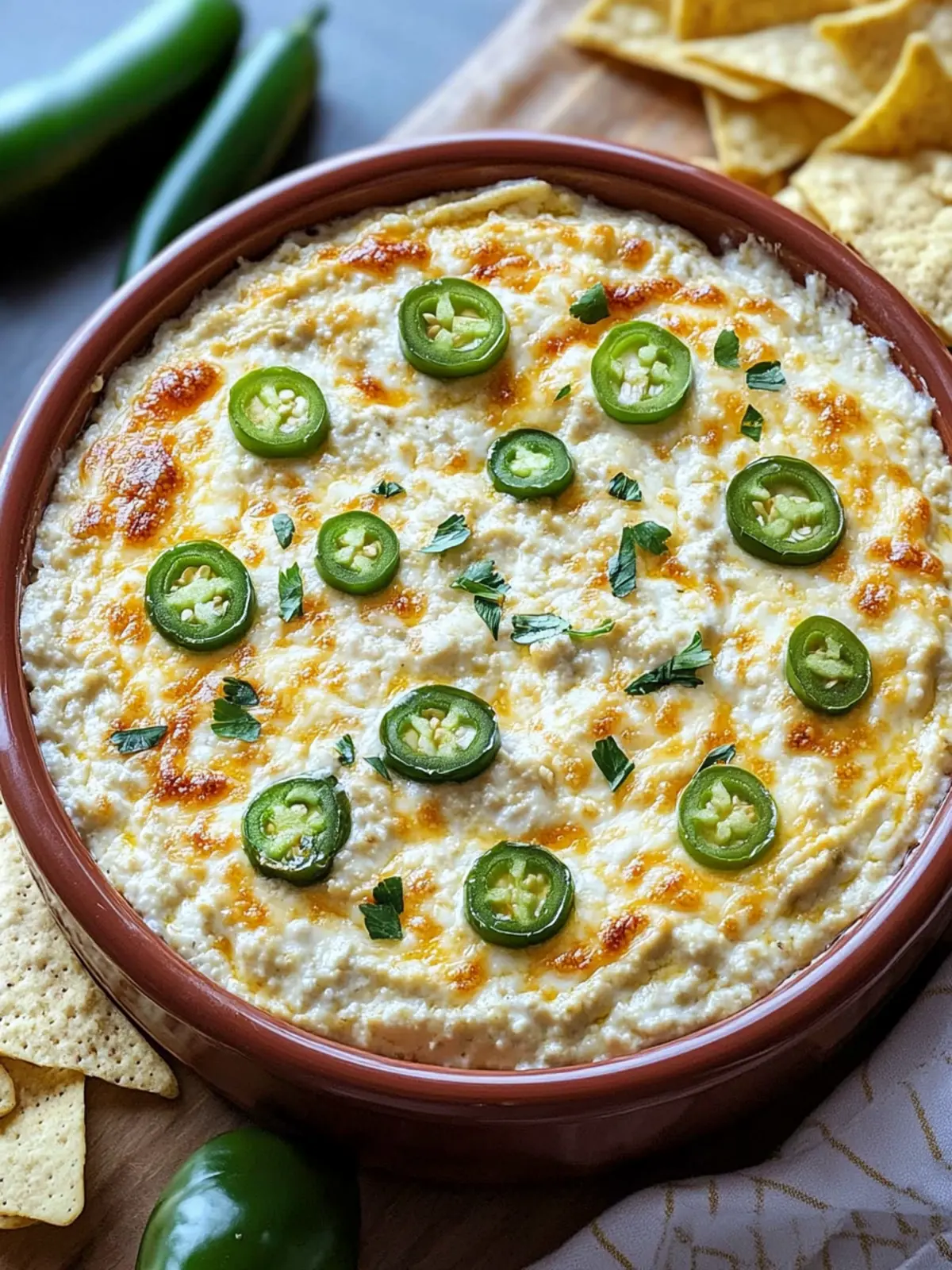 Cottage Cheese Jalapeño Popper Dip