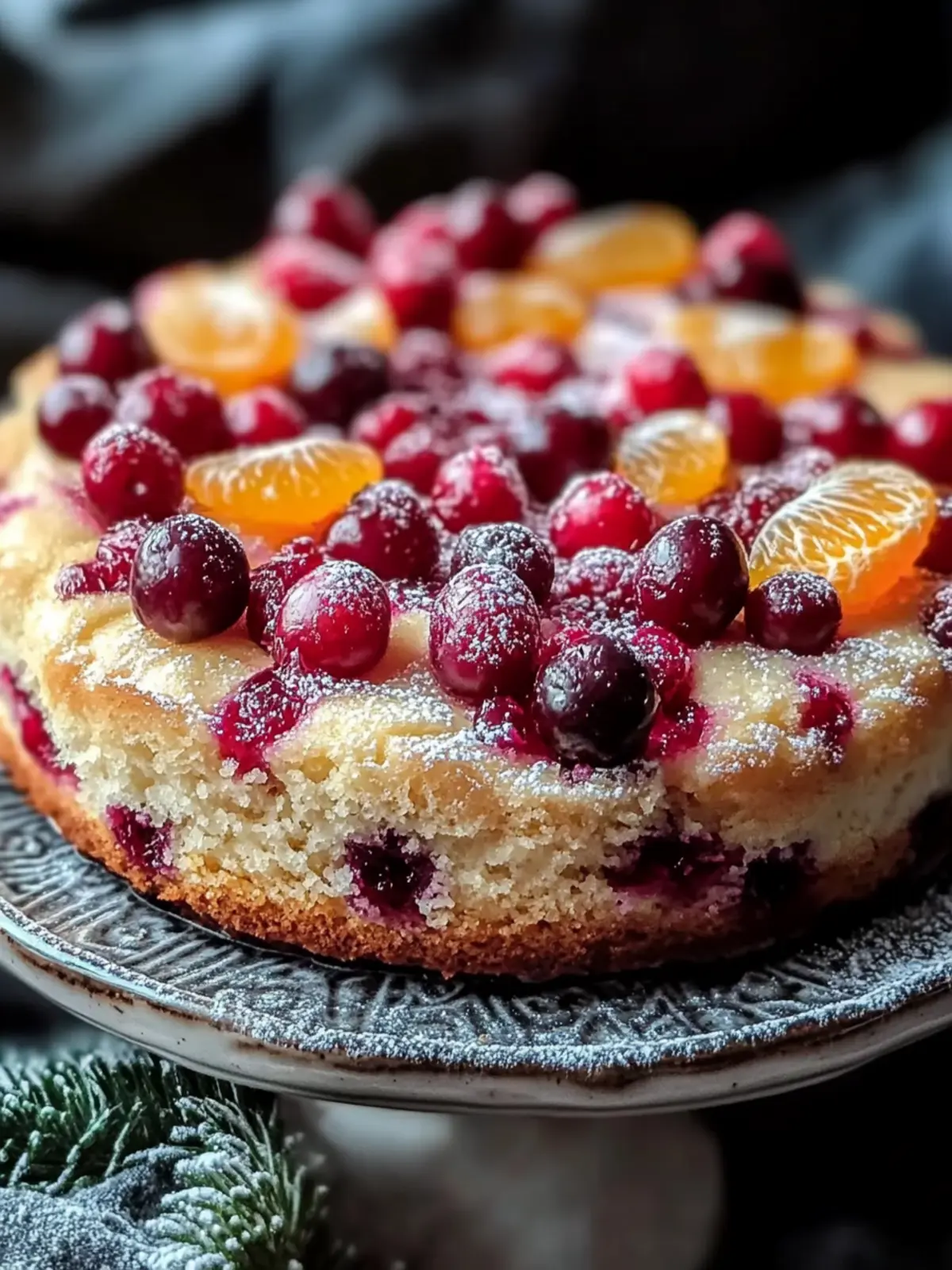 Cranberry Orange Breakfast Cake