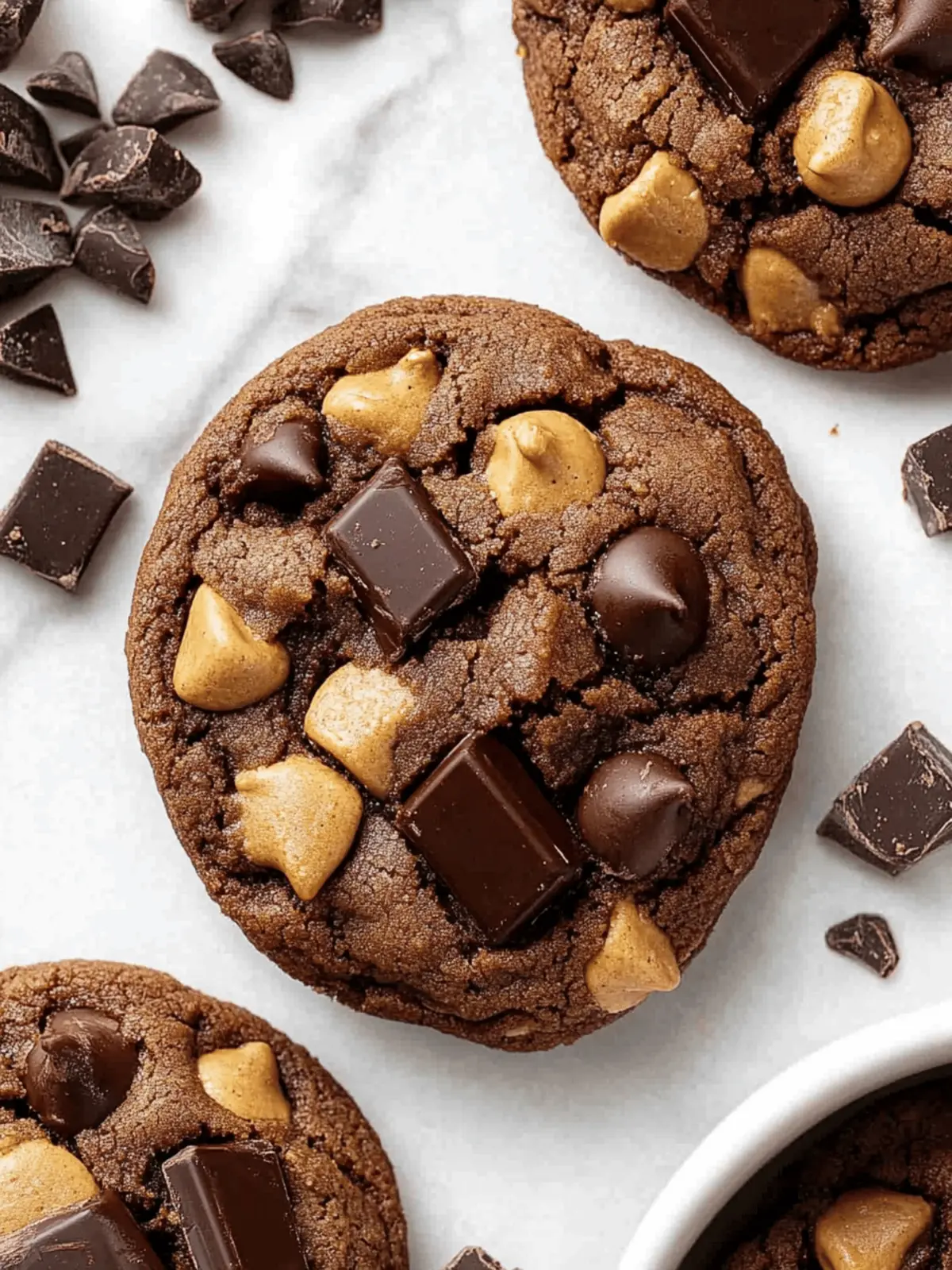 Peanut Butter Chocolate Chunk Cookies