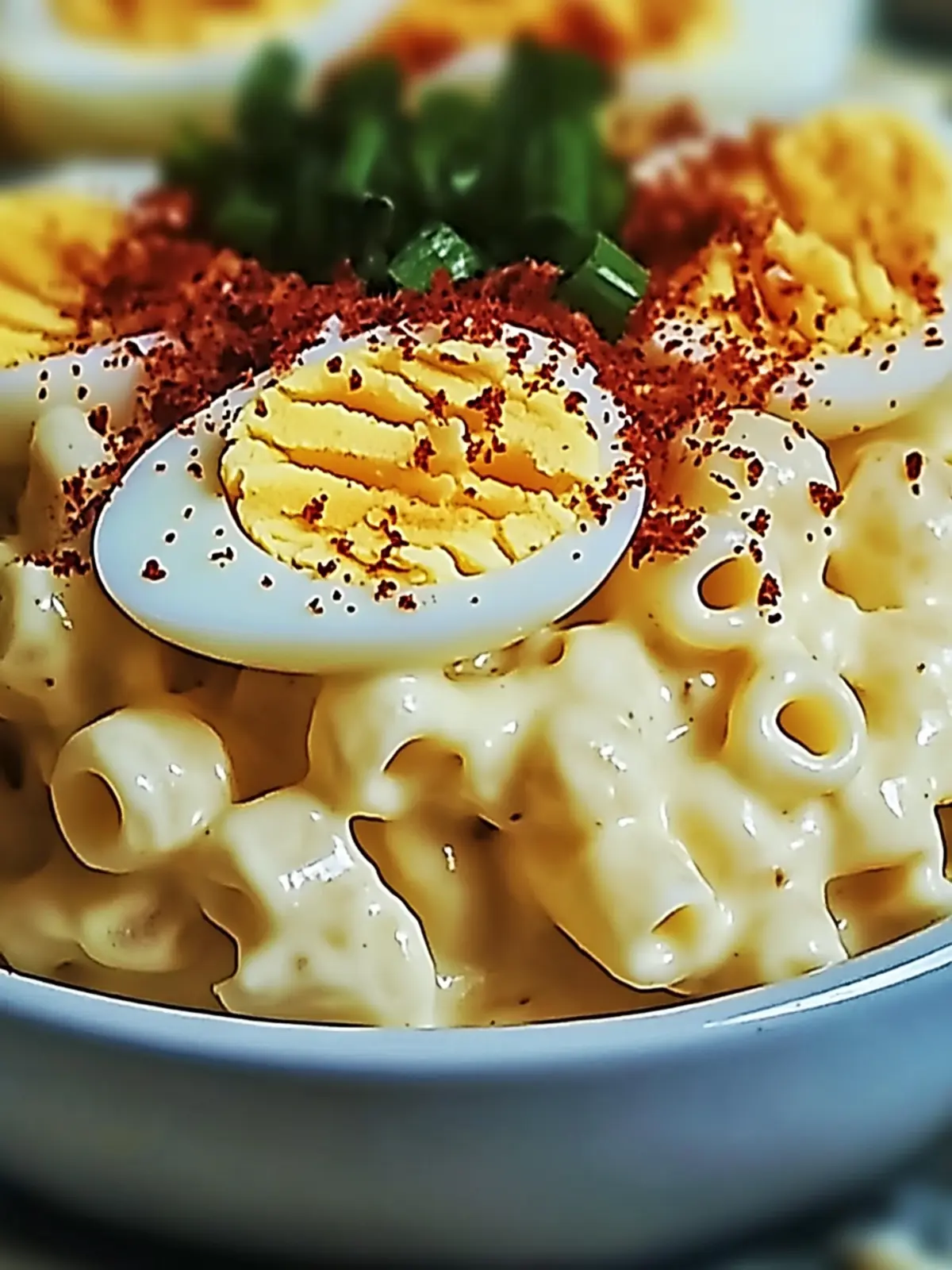 Deviled Egg Macaroni Salad