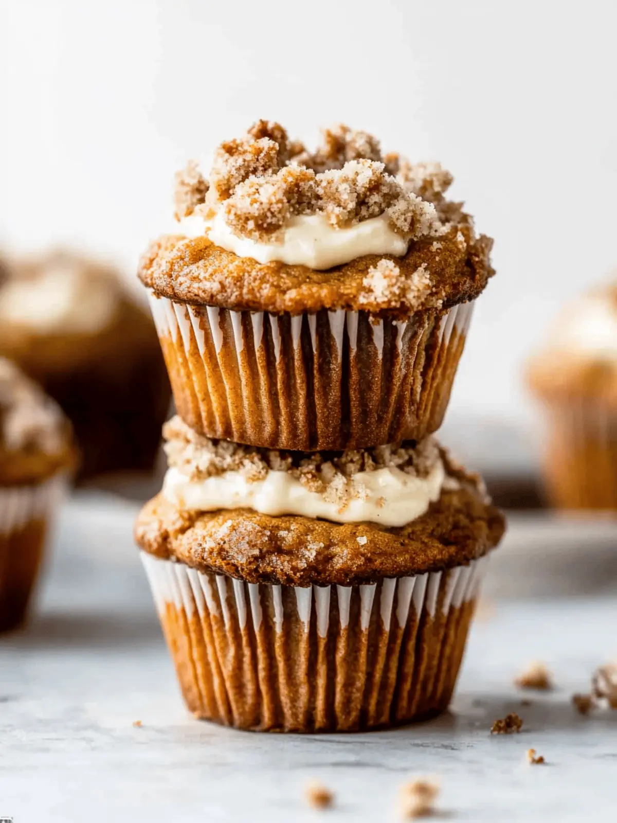 Pumpkin Cream Cheese Muffins