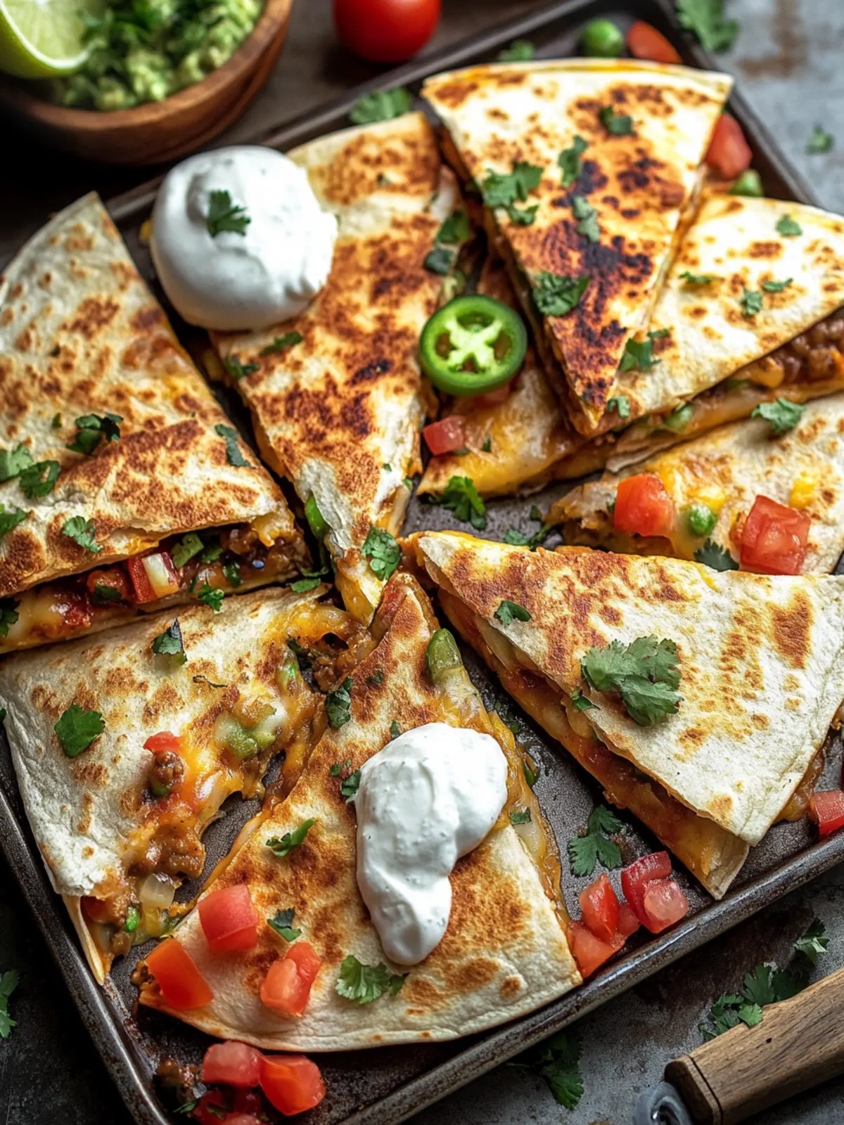 Sheet-Pan Quesadillas