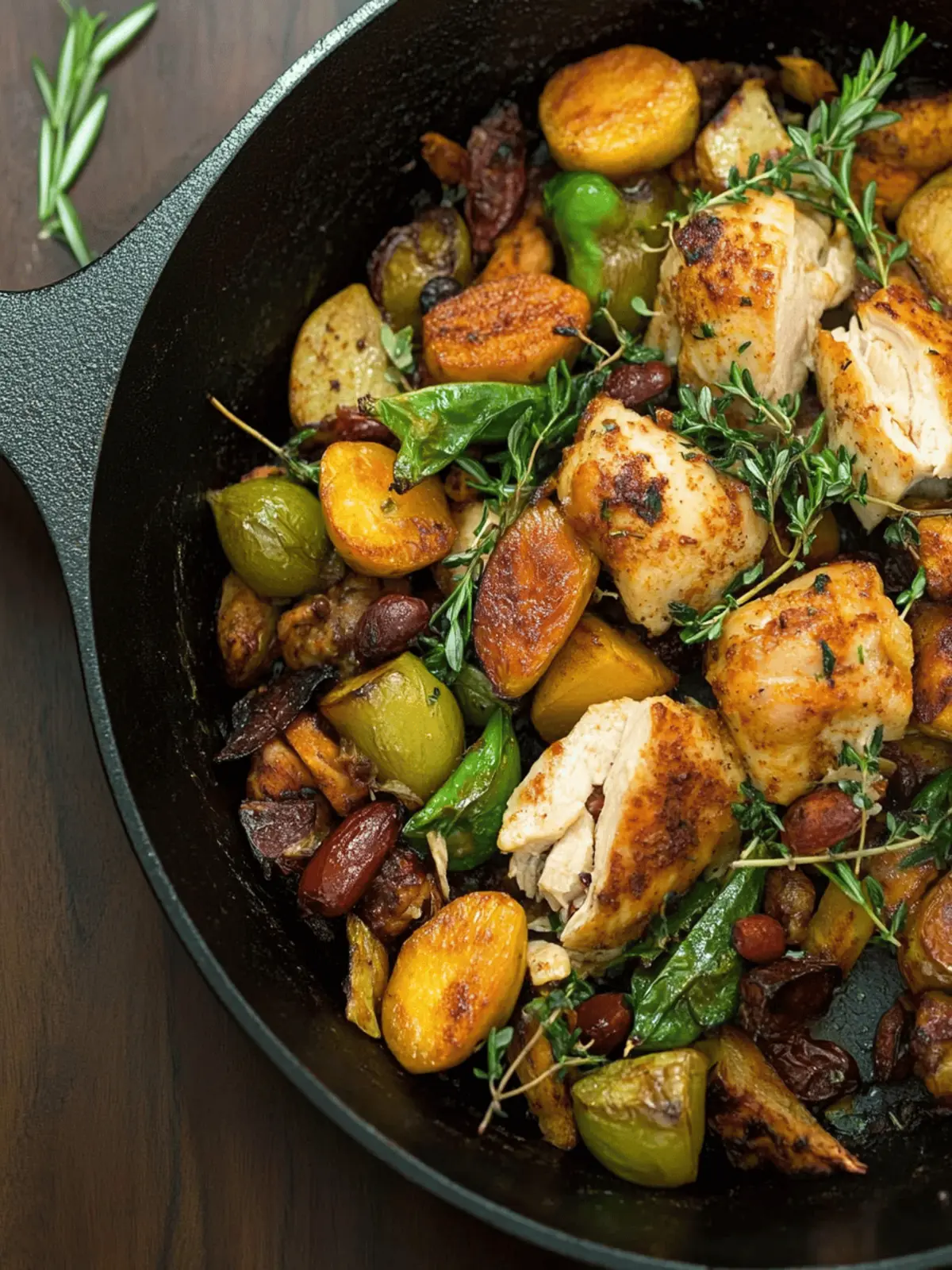 Autumn Harvest Chicken Skillet