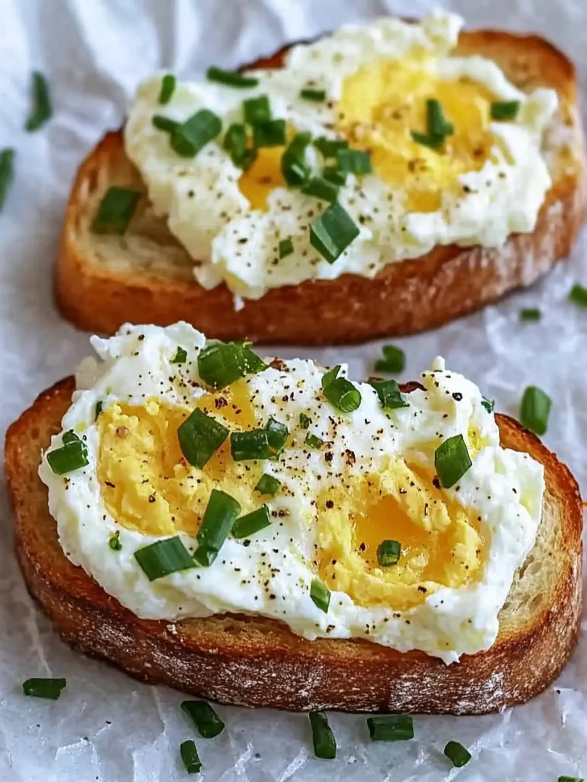 Egg and Ricotta Toast