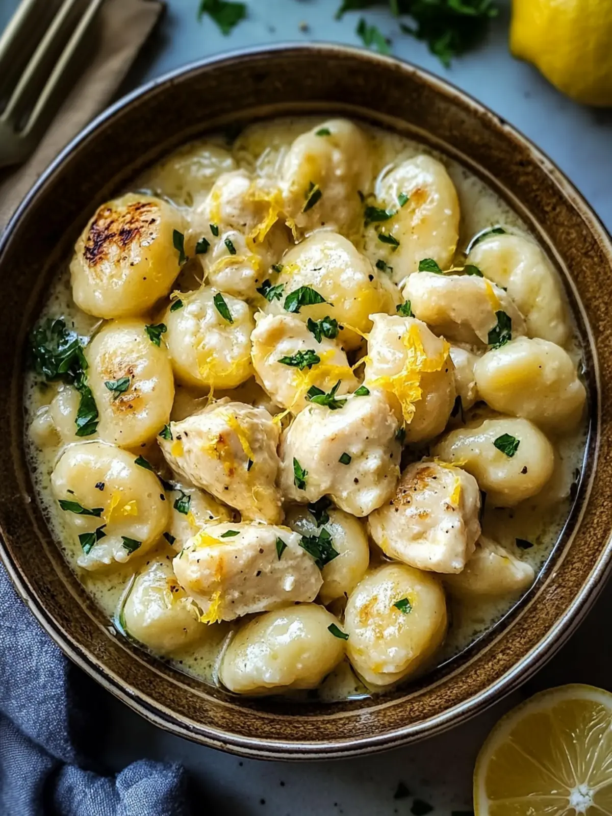 Lemon Chicken Gnocchi