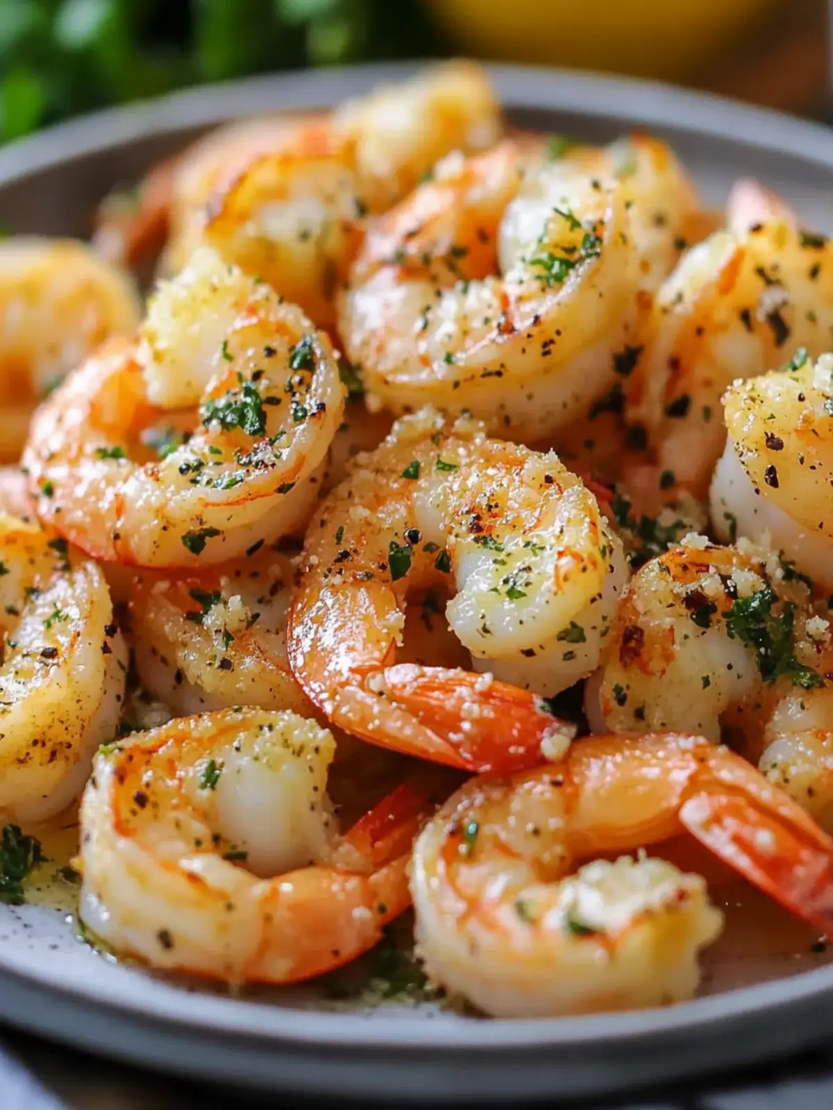 Garlic Parmesan Roasted Shrimp