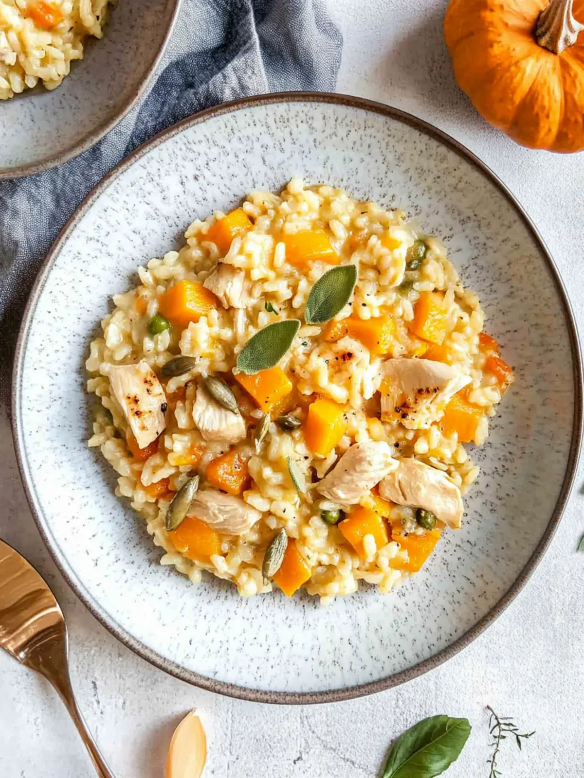 Chicken and Pumpkin Risotto