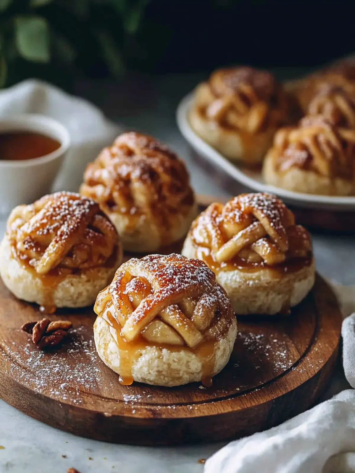 Simple Caramel Apple Pie Bombs