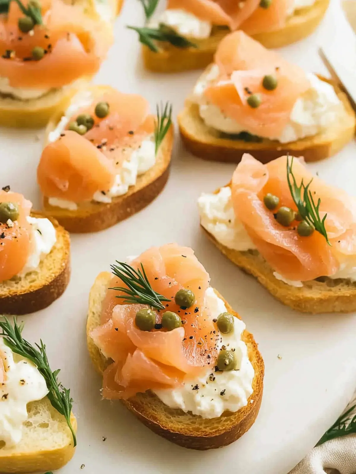 Smoked Salmon Crostini