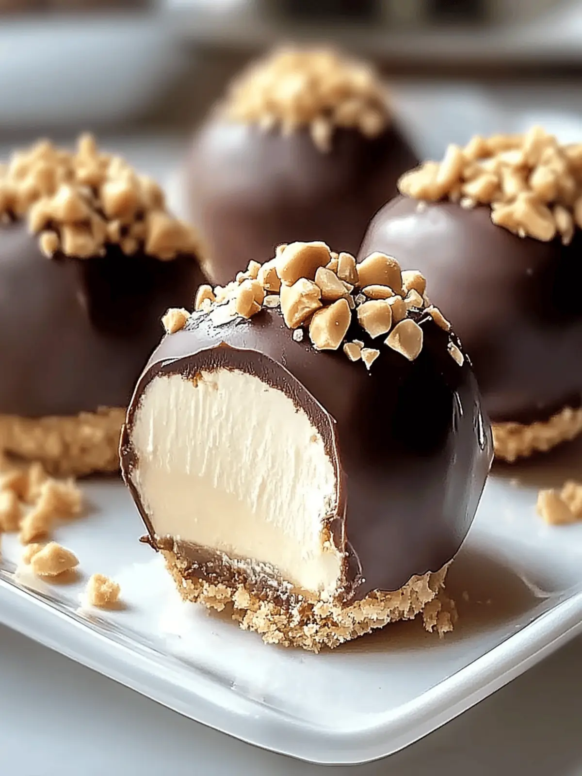 No-Bake Peanut Butter Cheesecake Balls