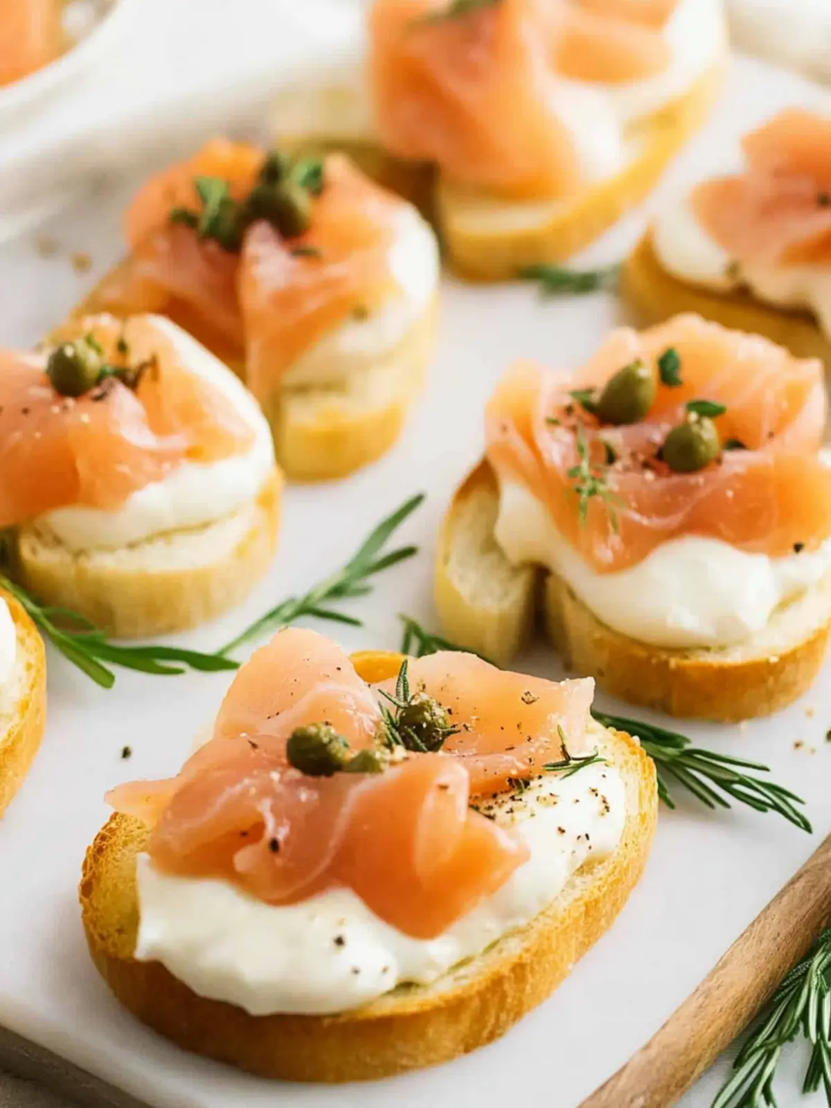 Smoked Salmon Crostini