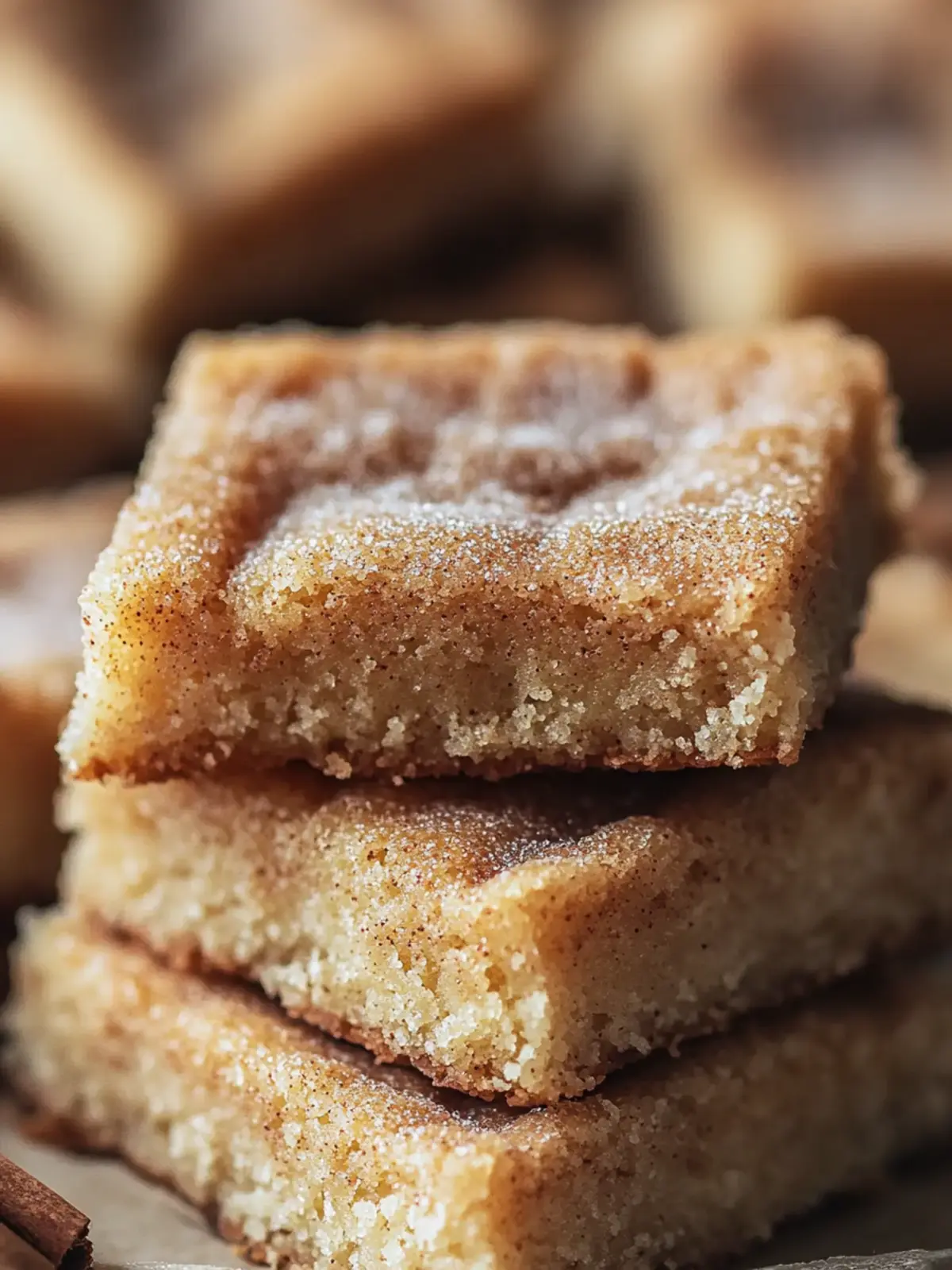 Easy Cinnamon Sugar Blondies