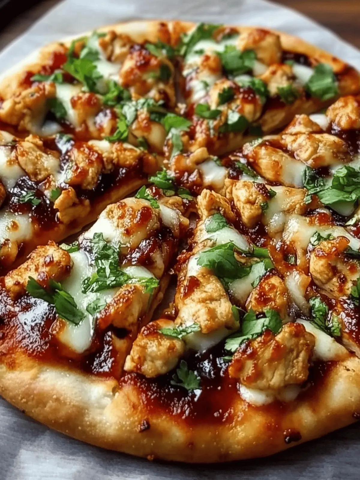 Chili Garlic Chicken Pizza