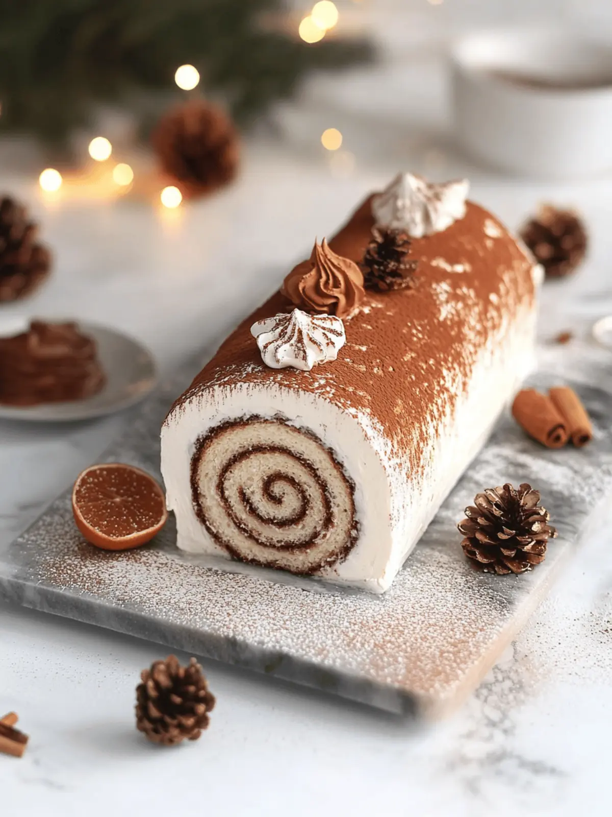 Tasty Tiramisu Yule Log Cake