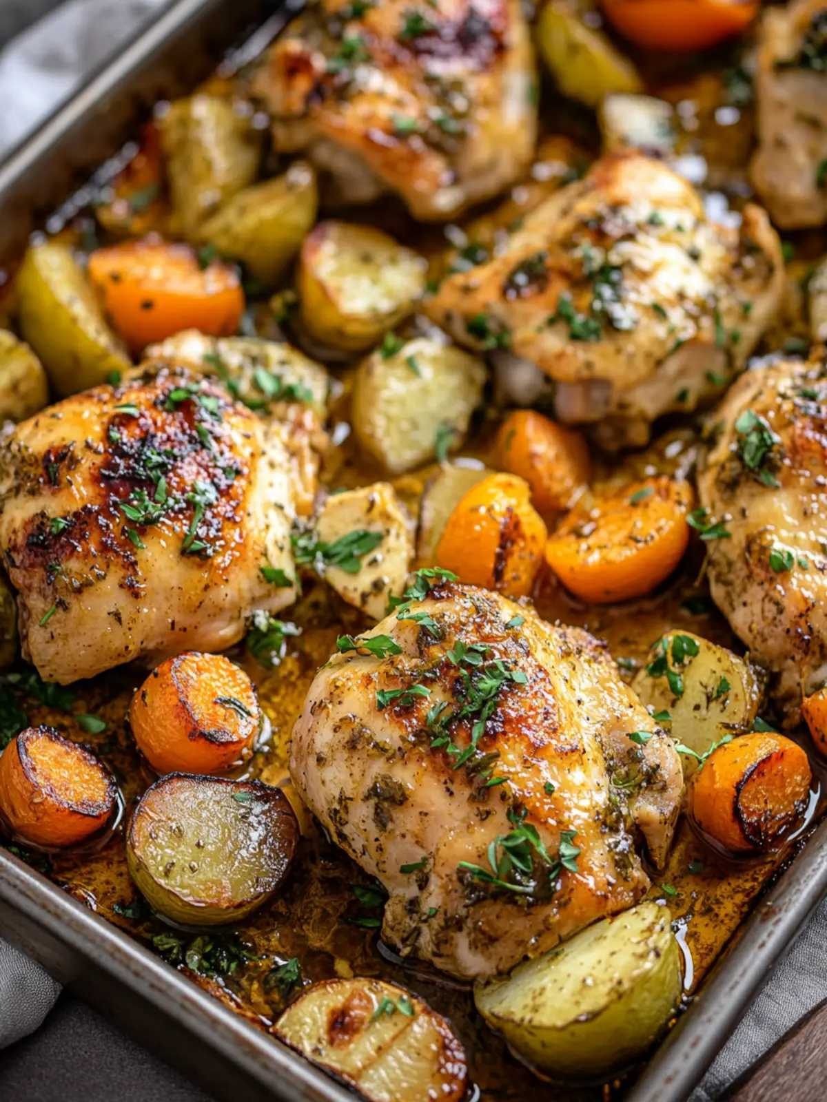 Sheet Pan Honey Dijon Chicken