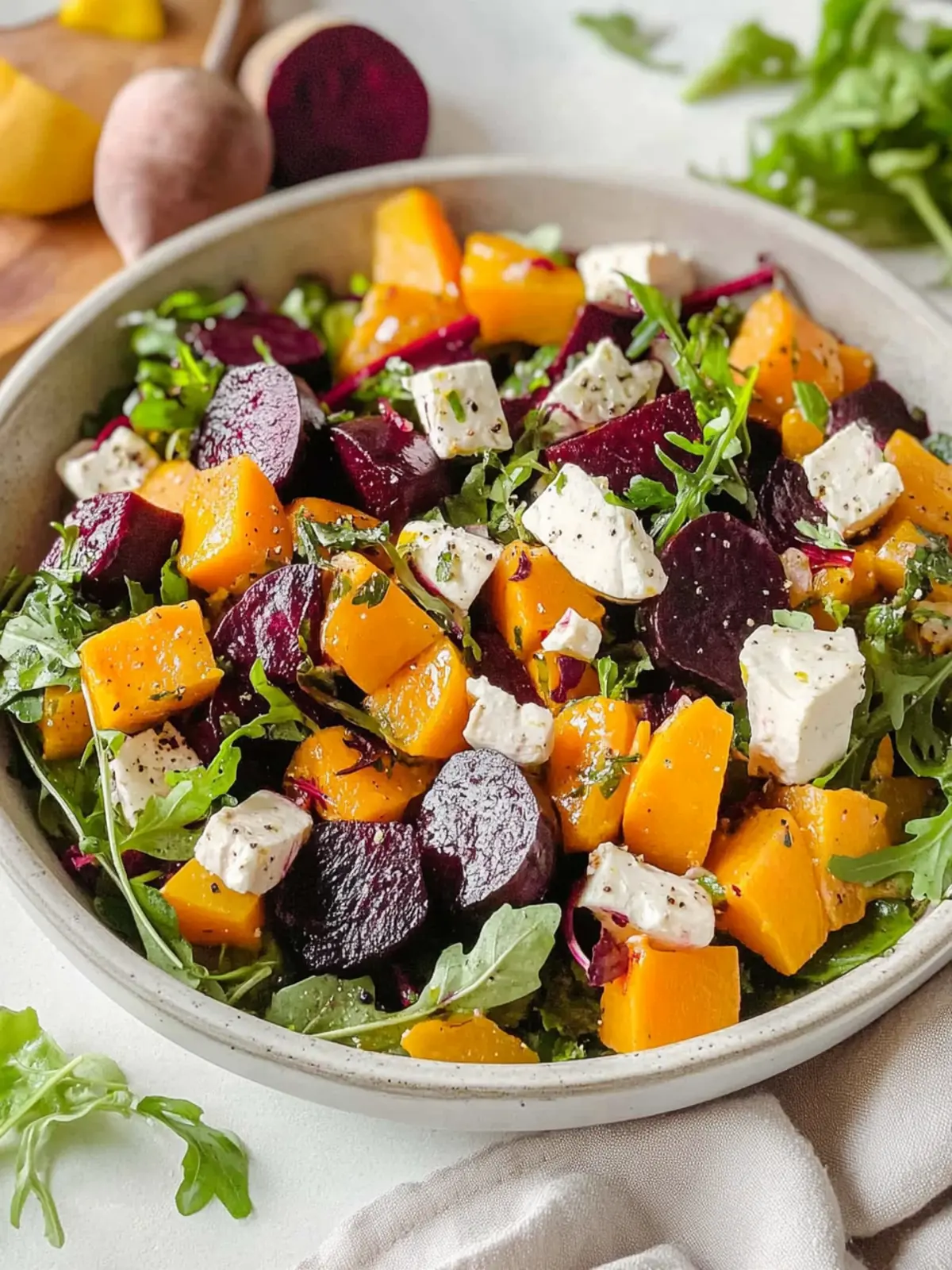 Butternut and Beetroot Salad
