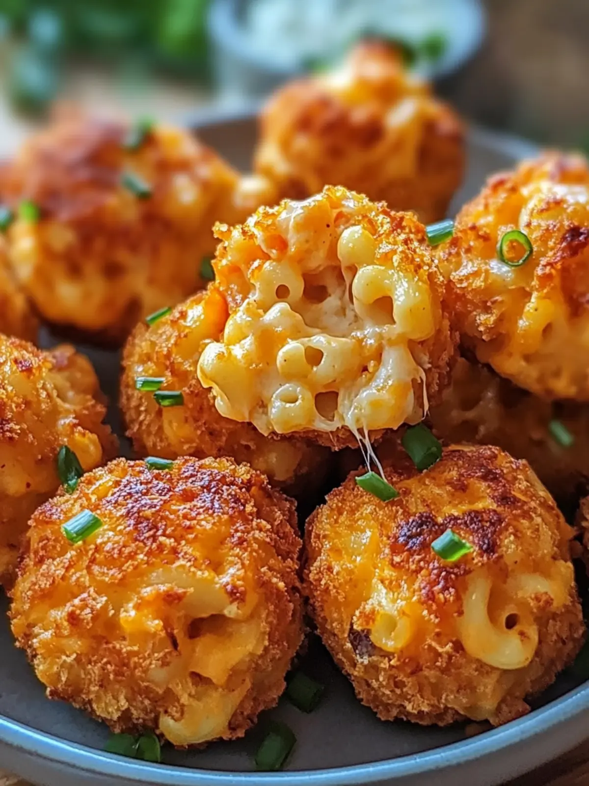 Savory Buffalo Chicken Mac Cheese Bites