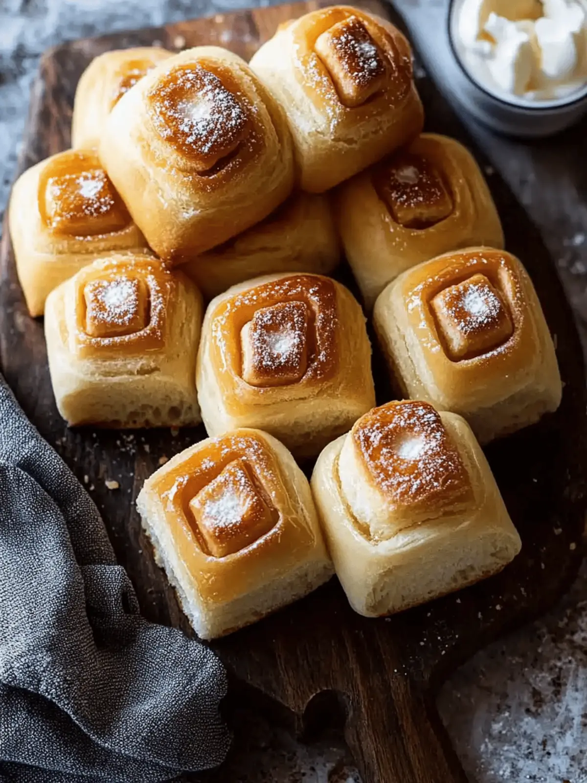 Salted Honey Butter Parker House Rolls Recipe