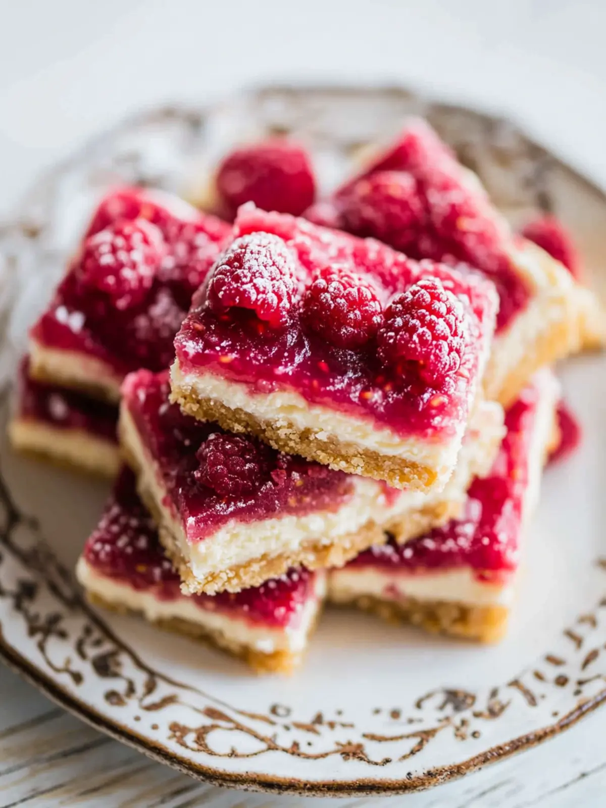 Raspberry Cheesecake Bars