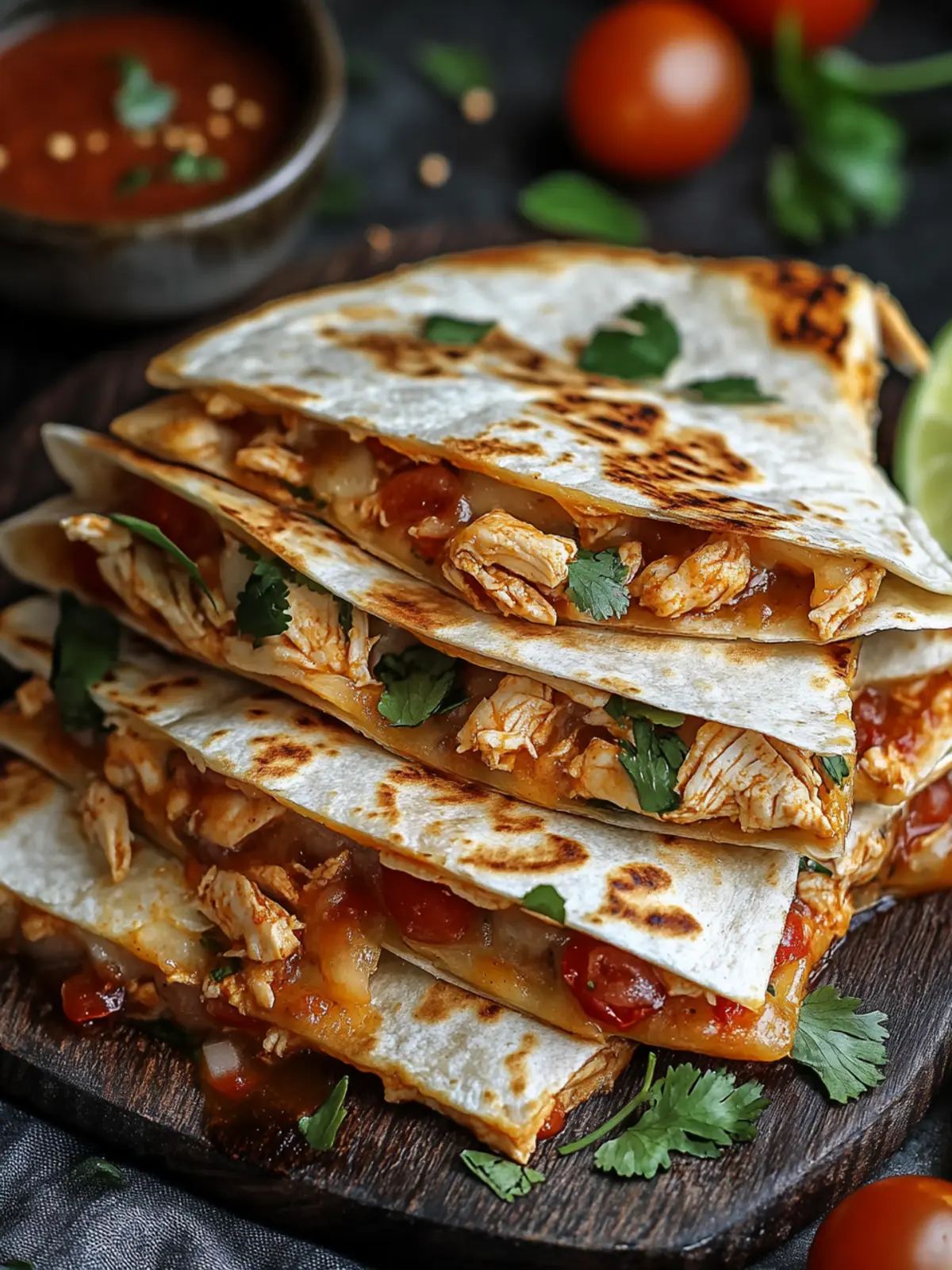 Chicken Quesadillas