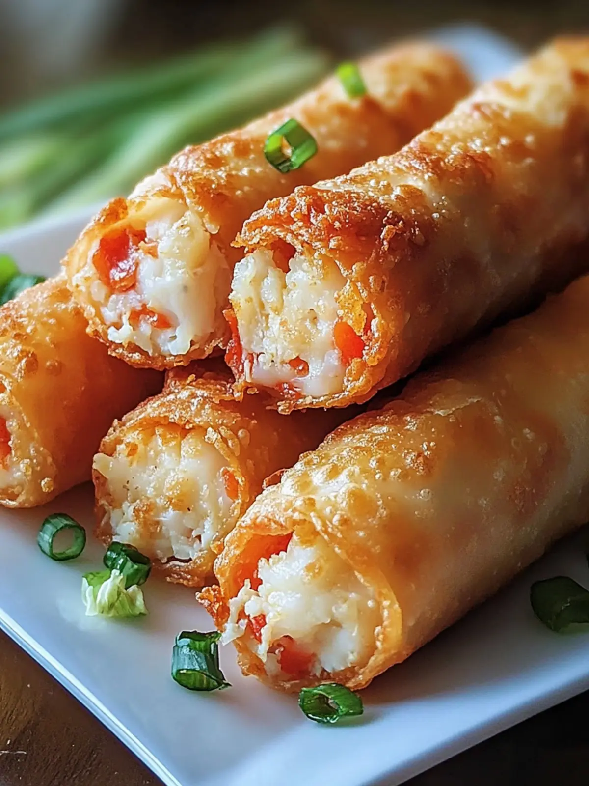 Crab Cake Egg Rolls