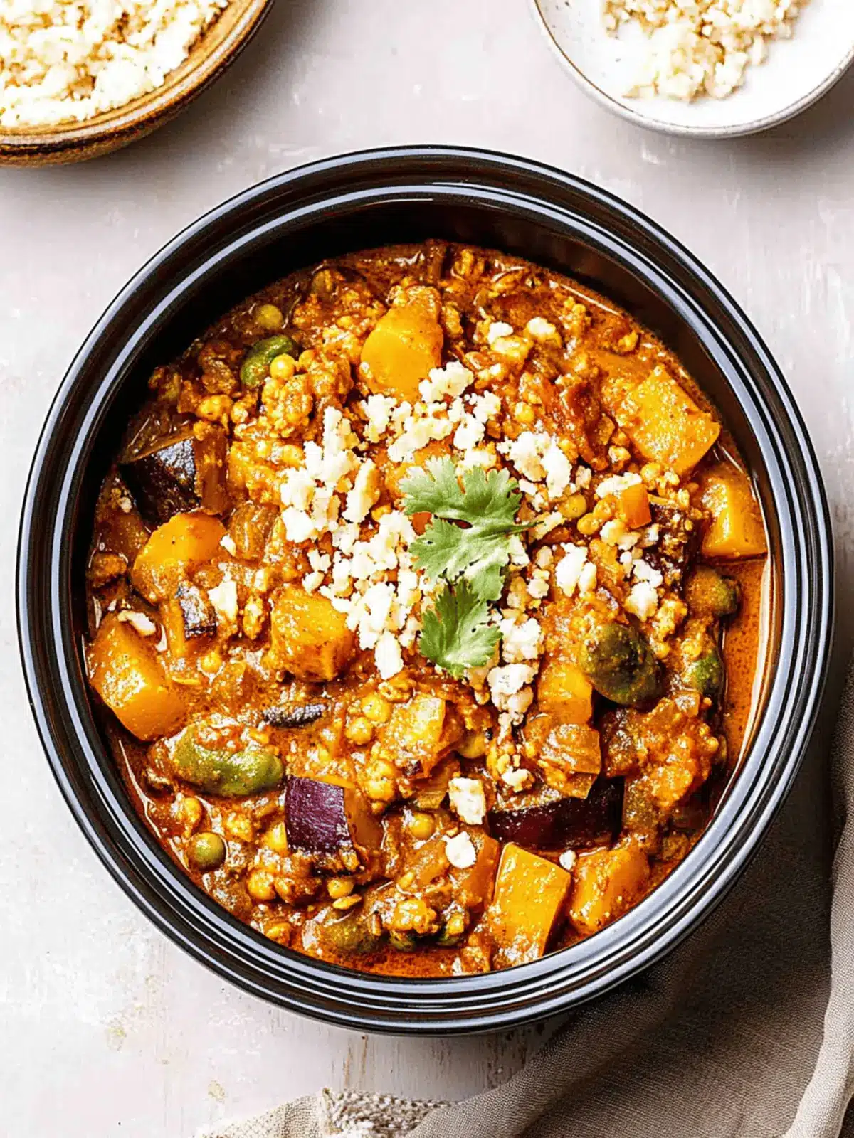 Crockpot Vegetable Curry