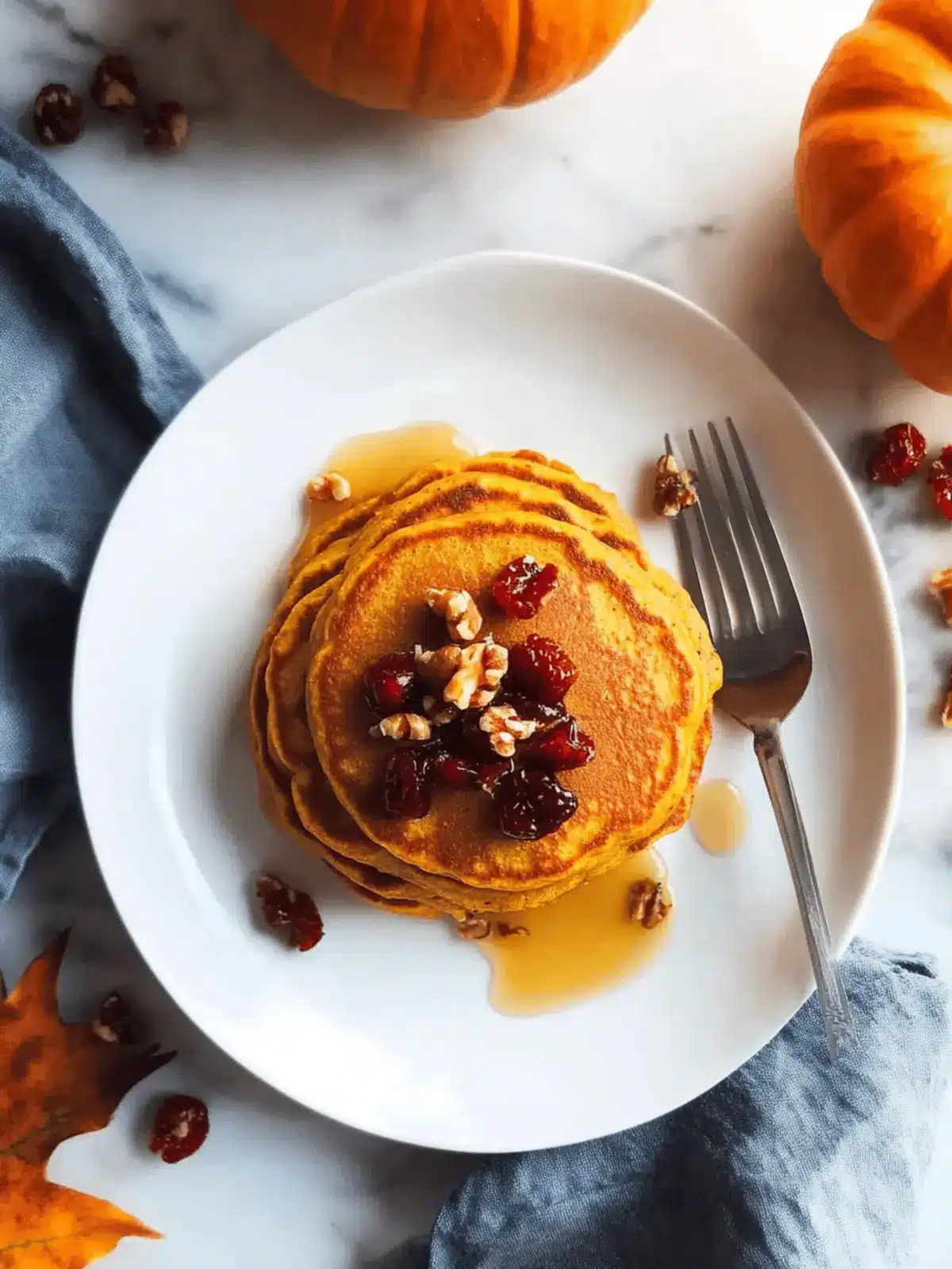 Healthy Pumpkin Pancakes