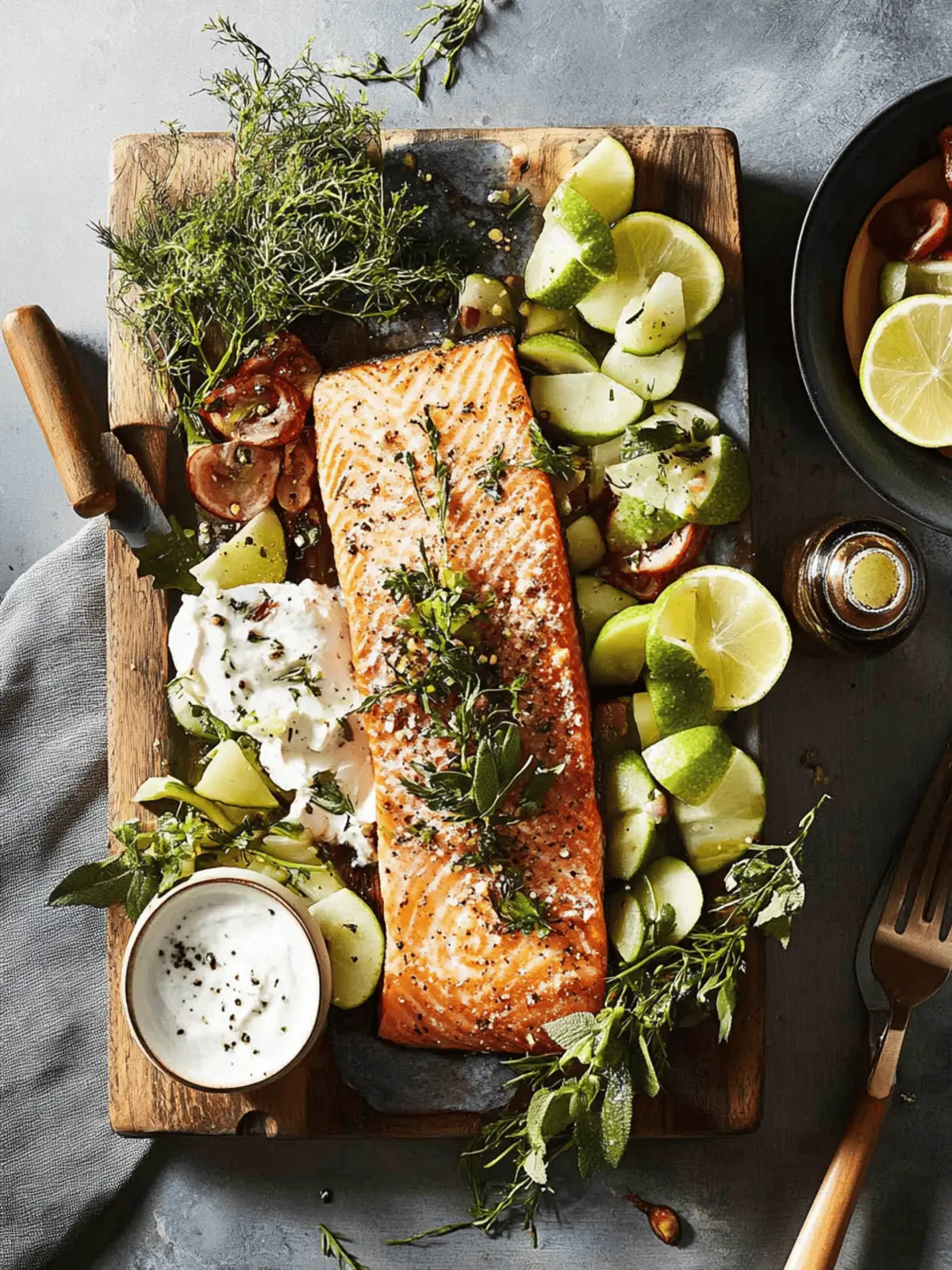 Smoked Trout with Wild Herbs