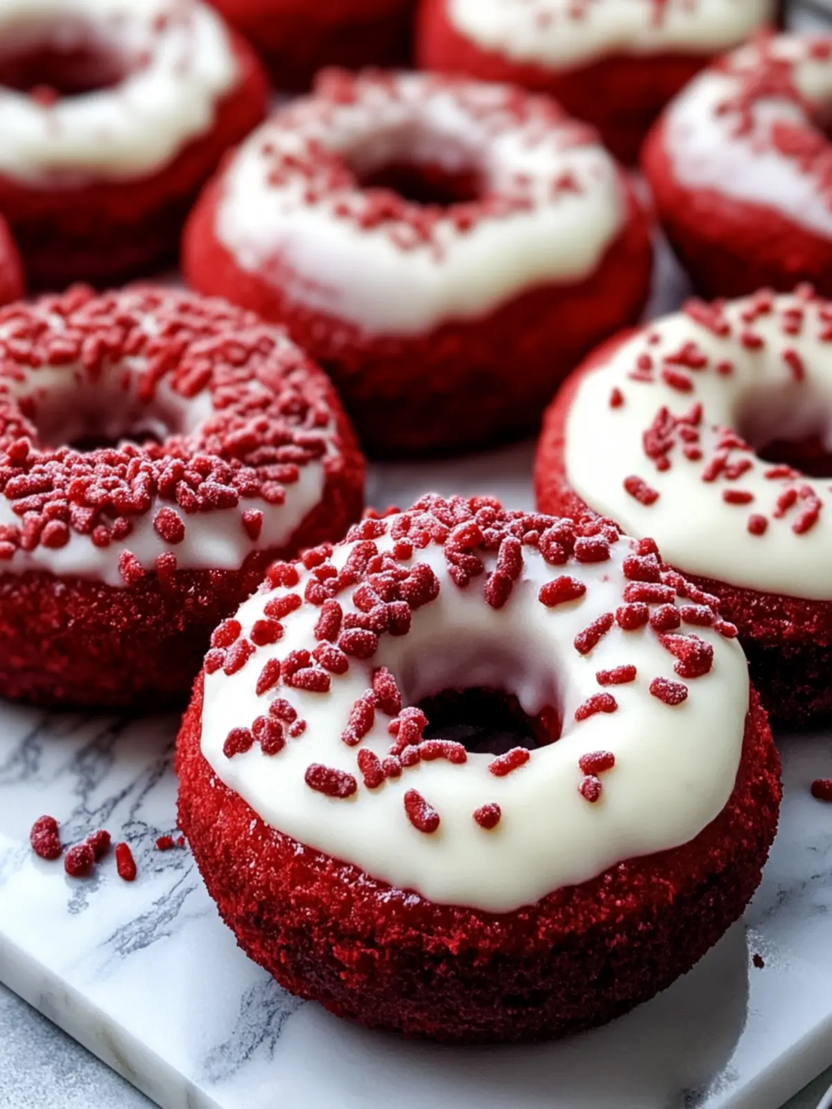 Keto Red Velvet Doughnuts