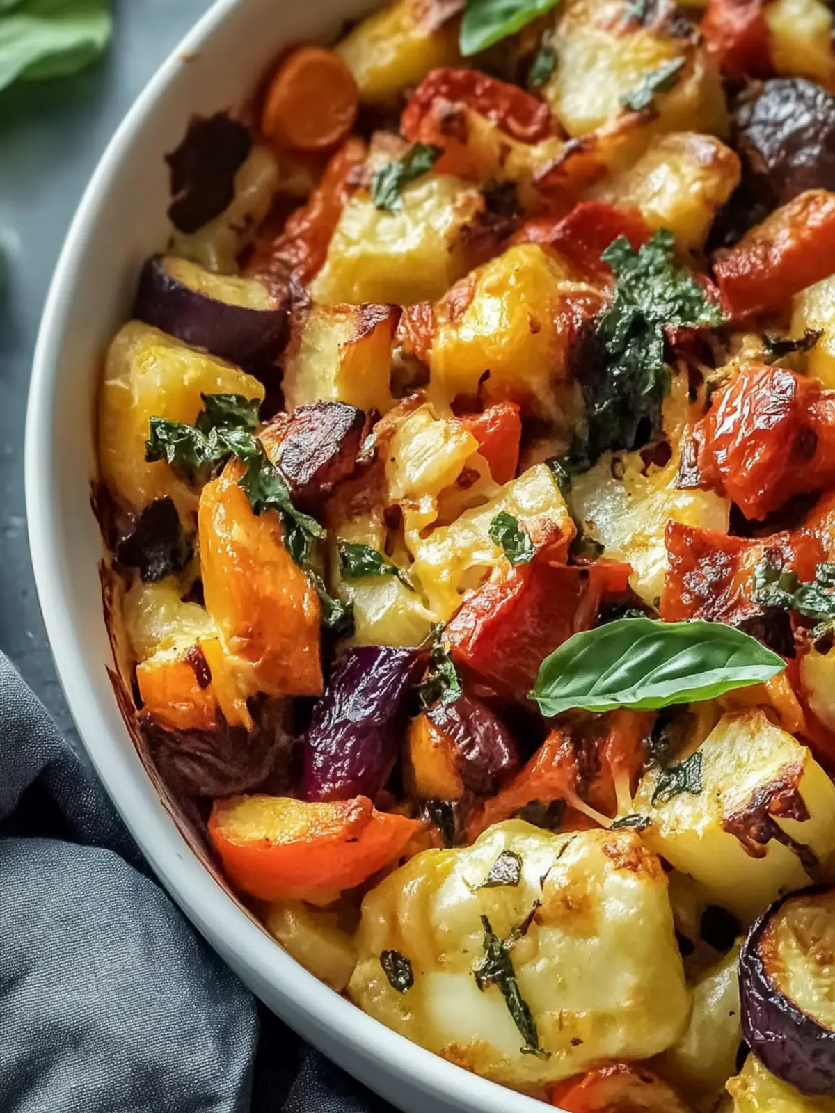 Cheesy Marry Me Roasted Vegetable Medley