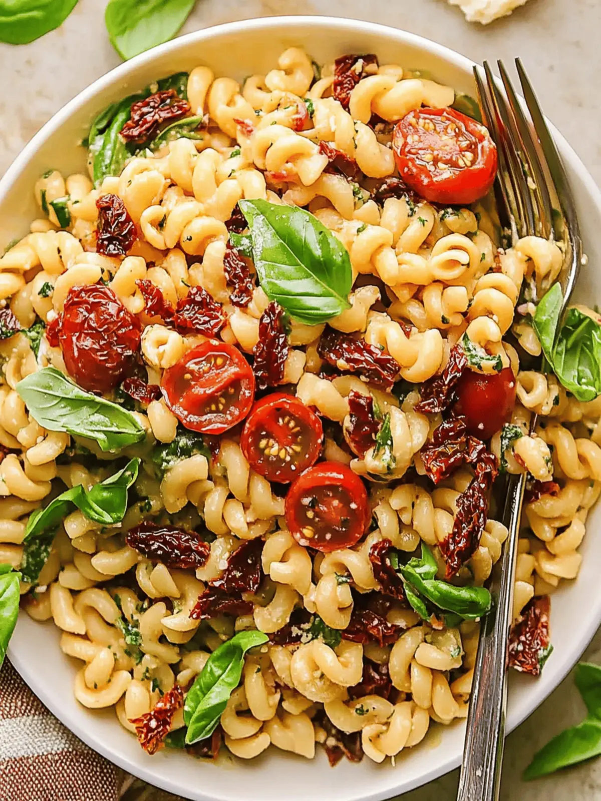 Sun-Dried Tomato Pasta Salad