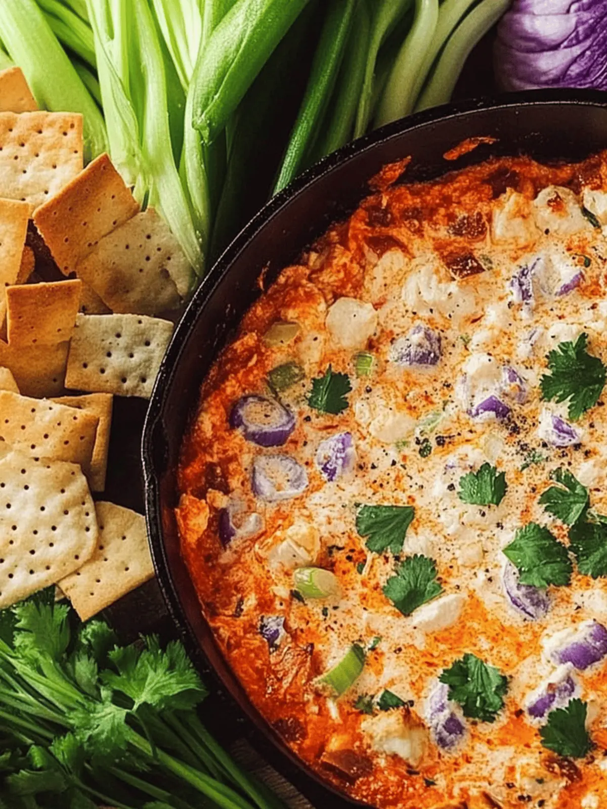 Smoked Buffalo Chicken Dip