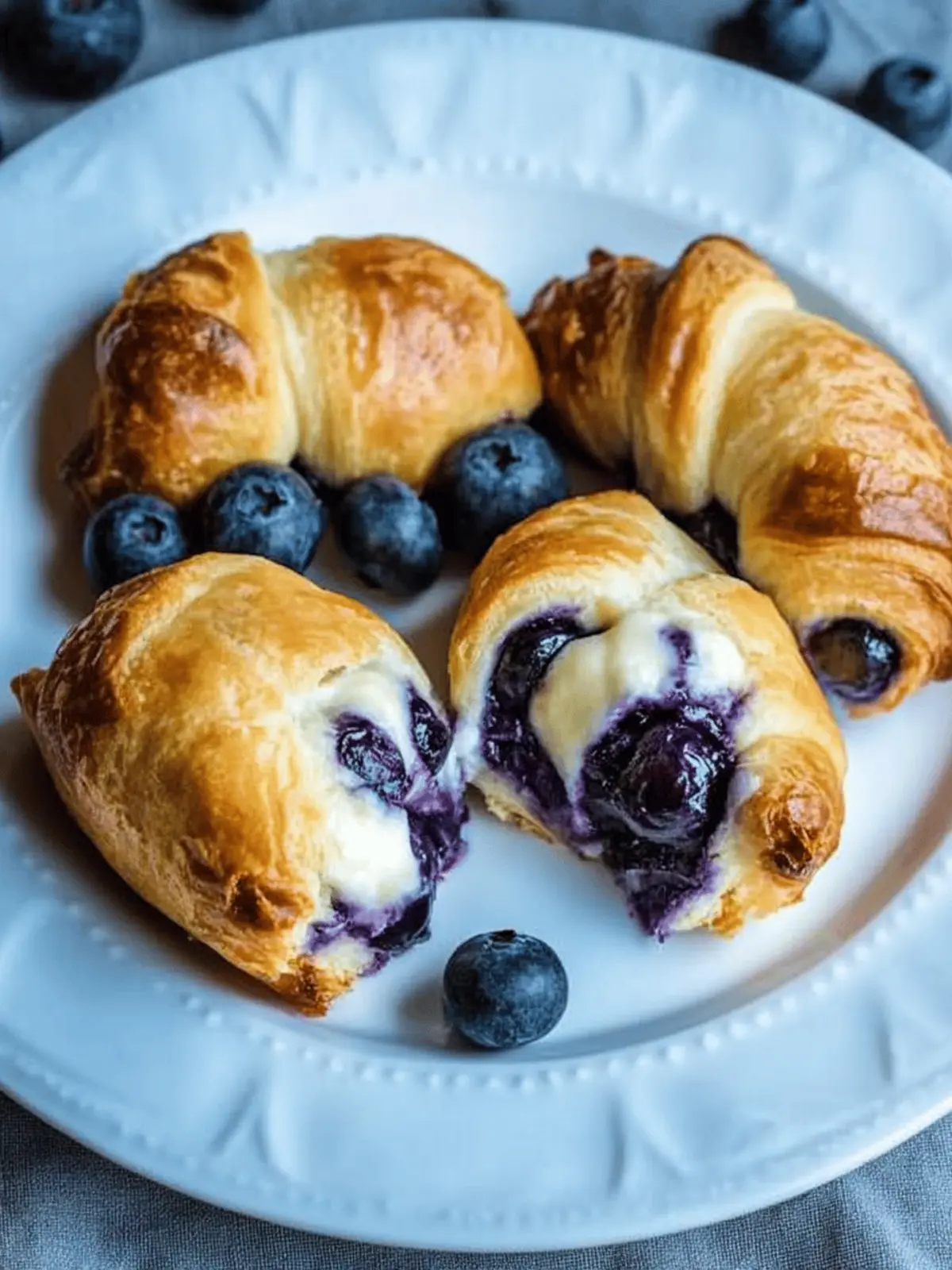Blueberry Cheesecake Swirl Rolls