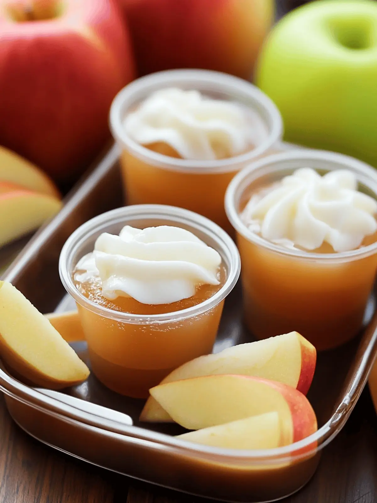 Apple Pie Jello Shots