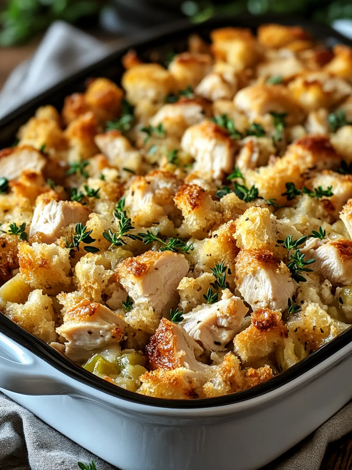 Dolly’s Chicken and Stuffing Casserole
