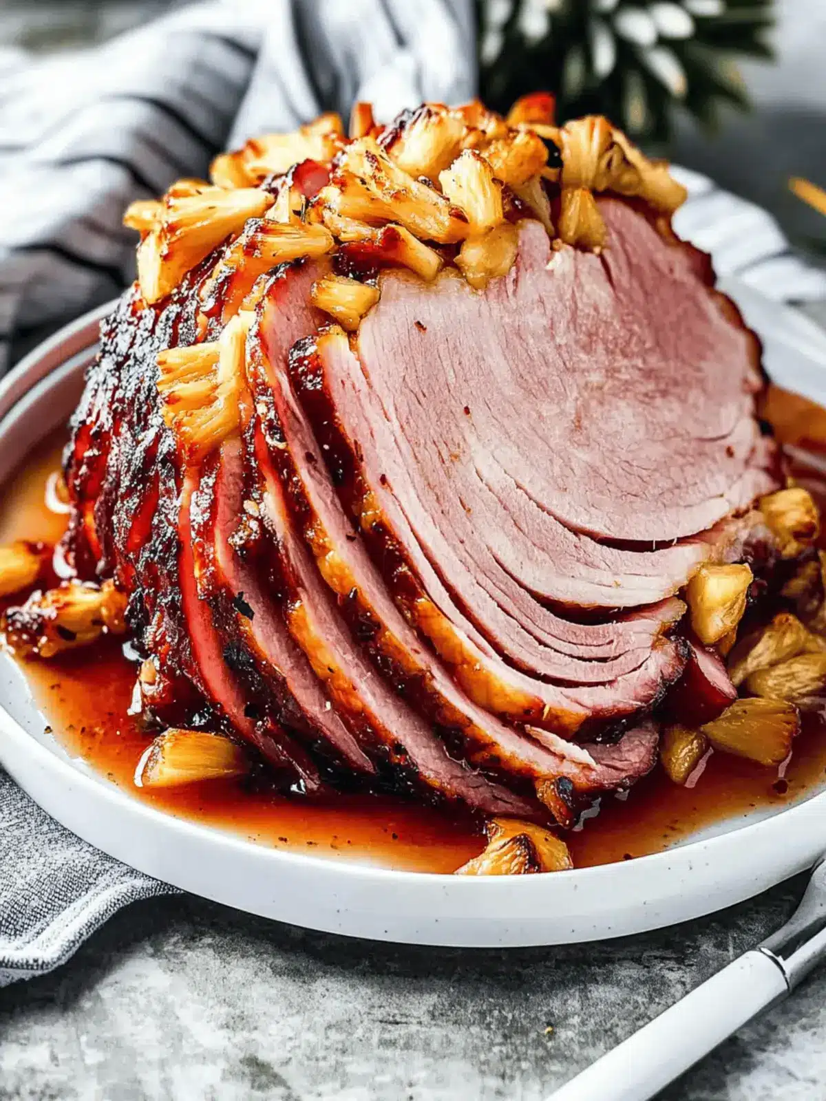 Pineapple Ham (Spiral Ham Recipe)