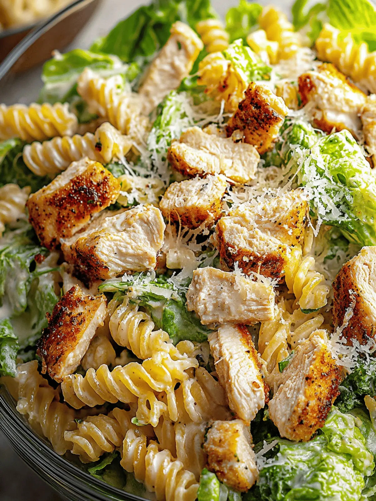 Chicken Caesar Pasta Salad