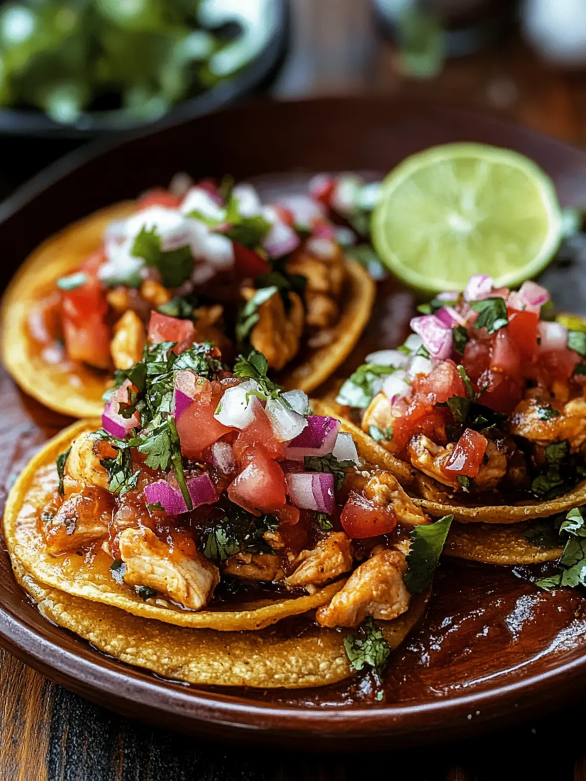 Mini Chicken Tostadas