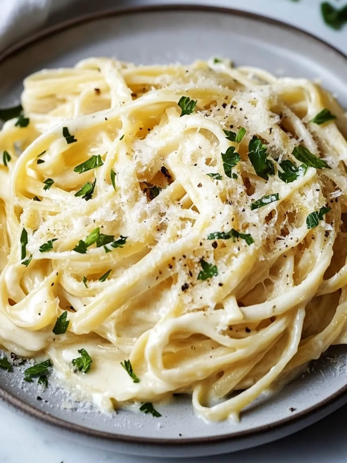 Pasta Alfredo Cottage Cheese