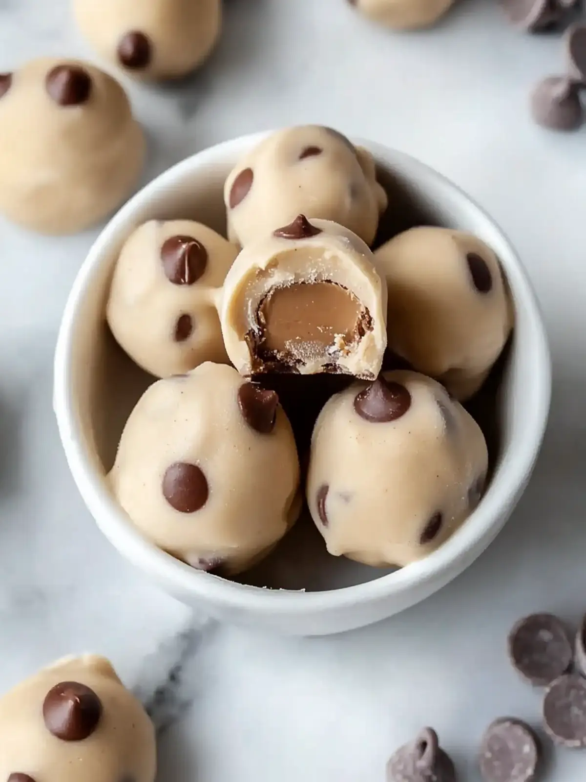 Frozen Greek Yogurt Peanut Butter Bites